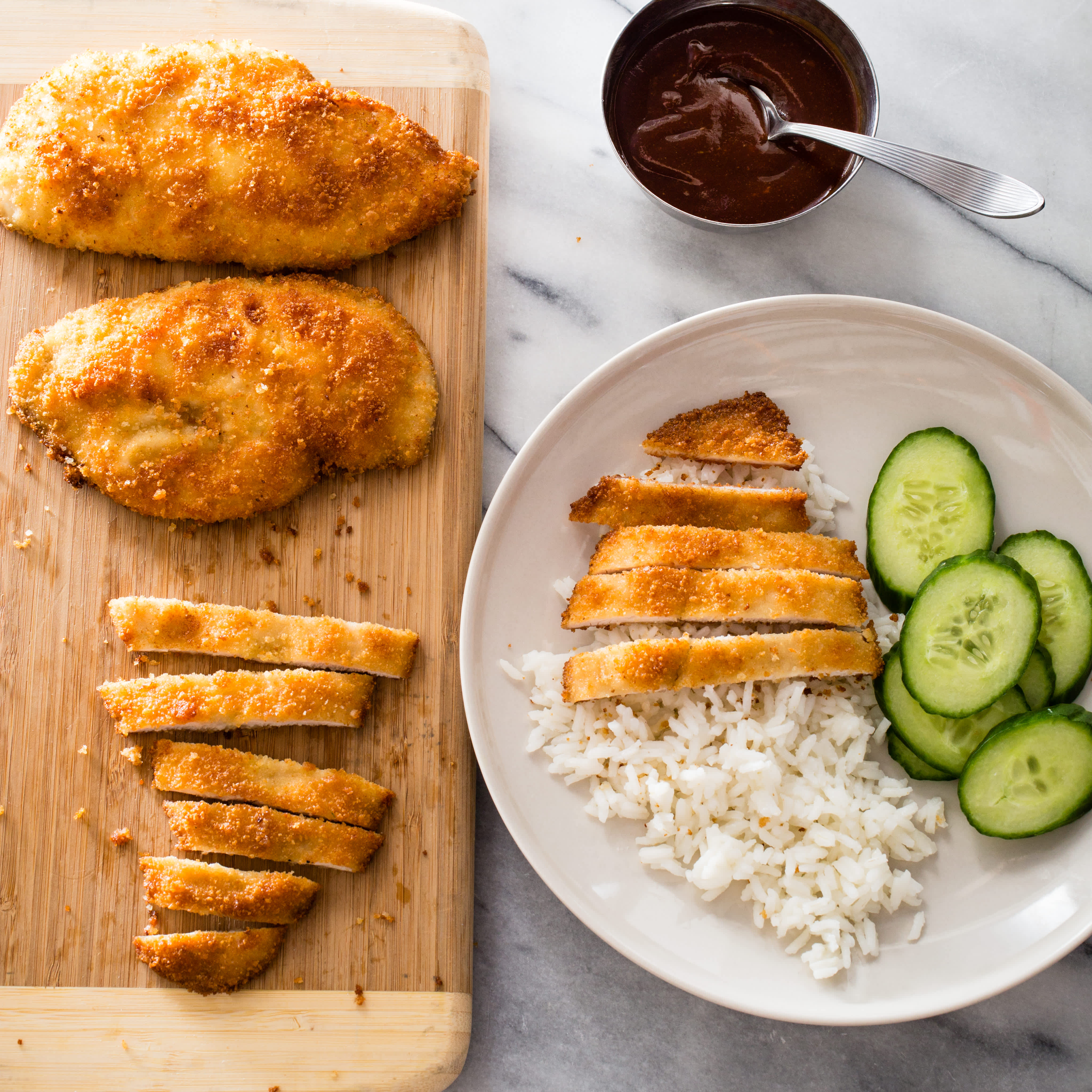 Crispy Pan-Fried Chicken Cutlets