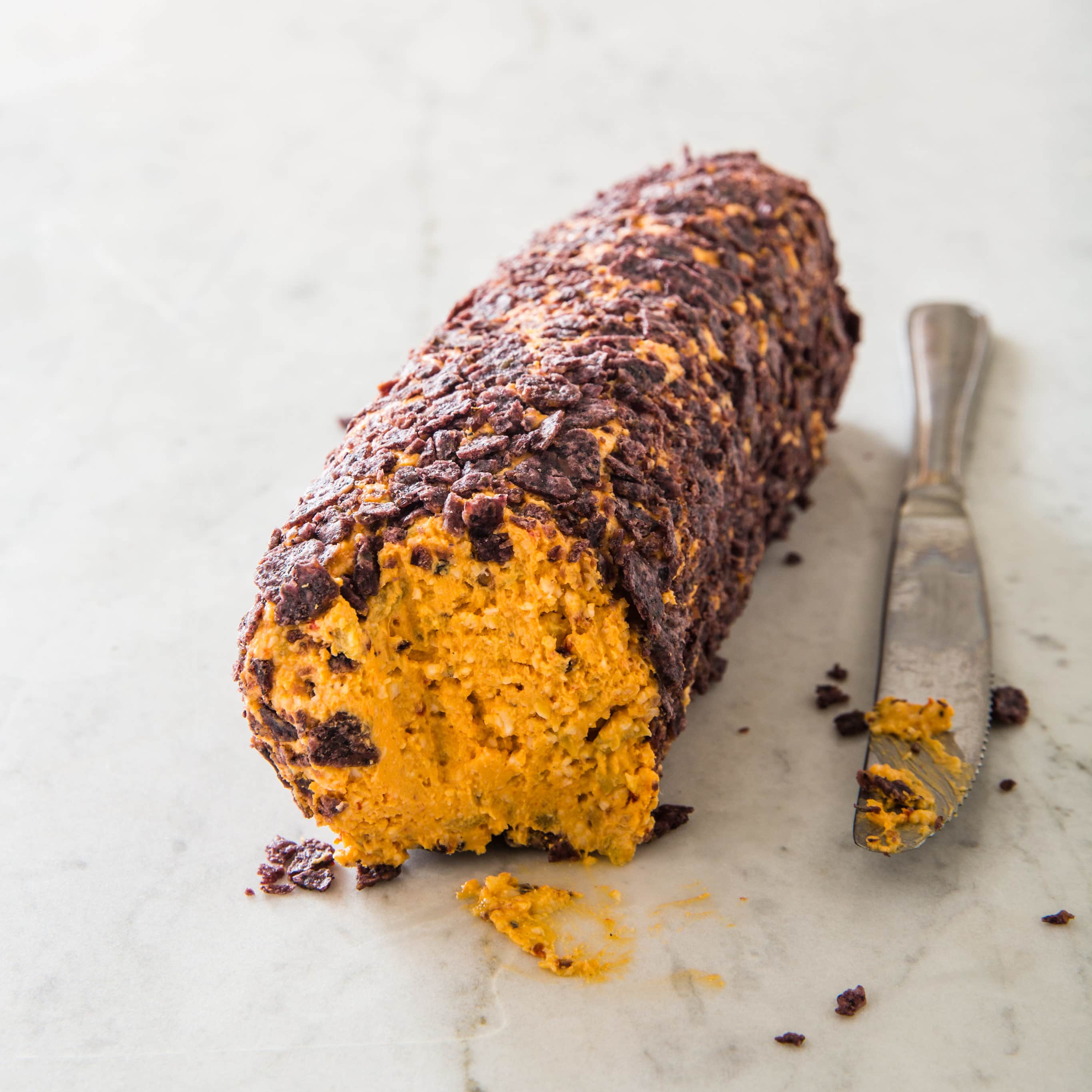Chile Cheese Log with Tortilla Chips | America's Test Kitchen