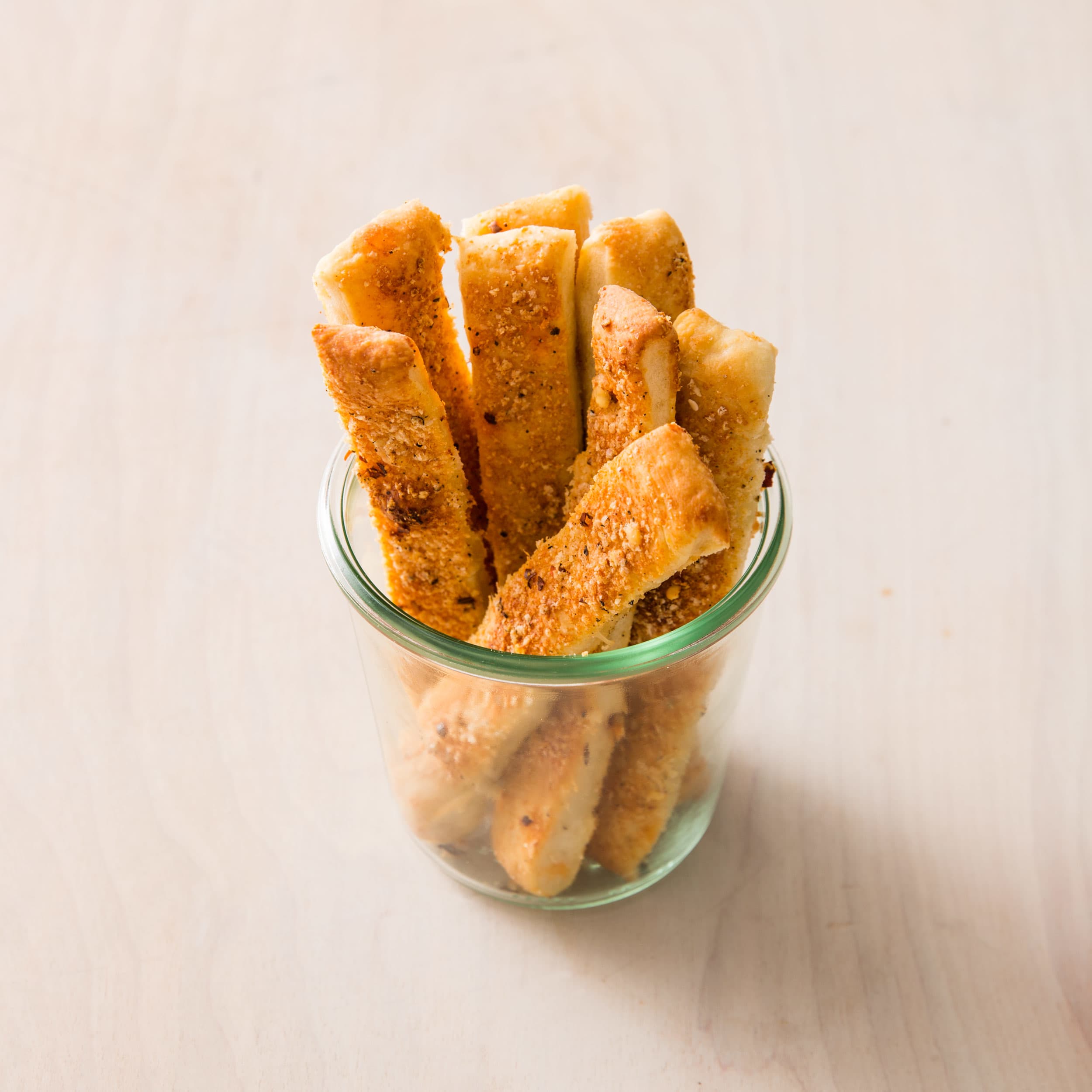Spicy Parmesan Breadsticks | America's Test Kitchen