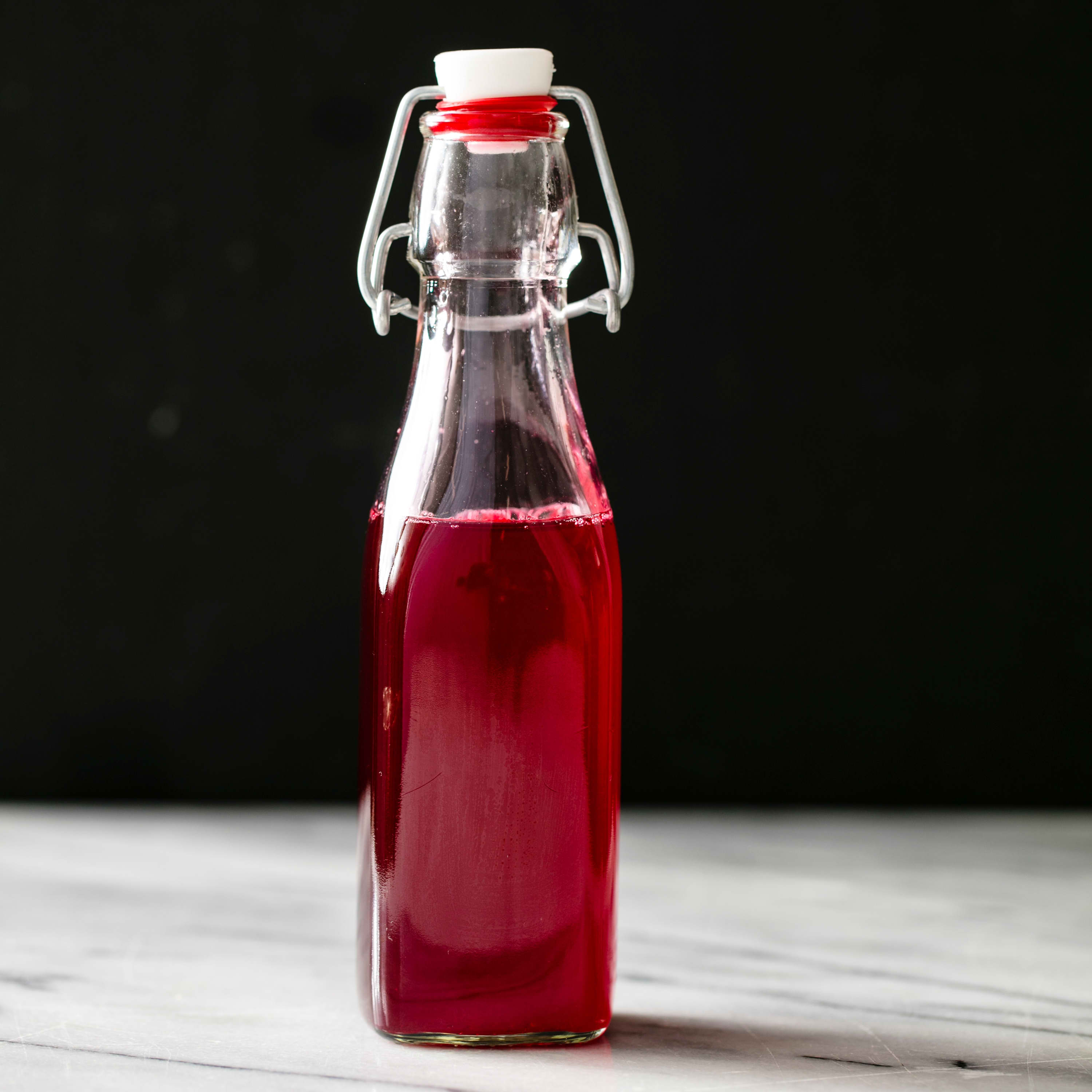 Sous Vide Raspberry Syrup