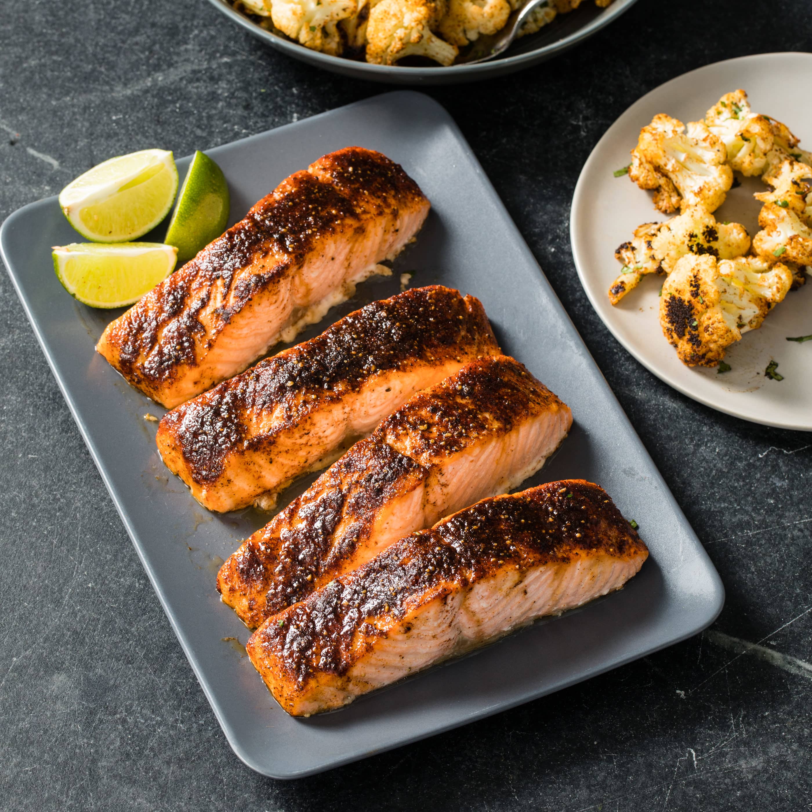 11159 Sweet Chili Salmon With Cauliflower And Lime