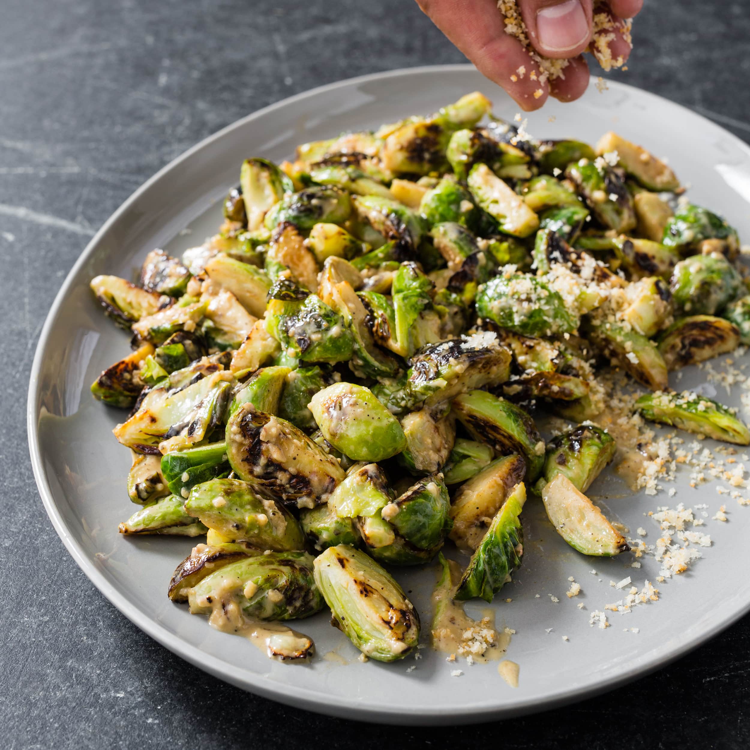 Caesar Brussels Sprouts | America's Test Kitchen