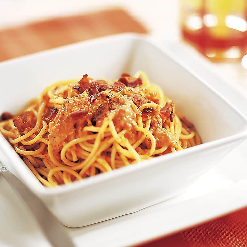 Roasted Red Pepper and Bacon Sauce