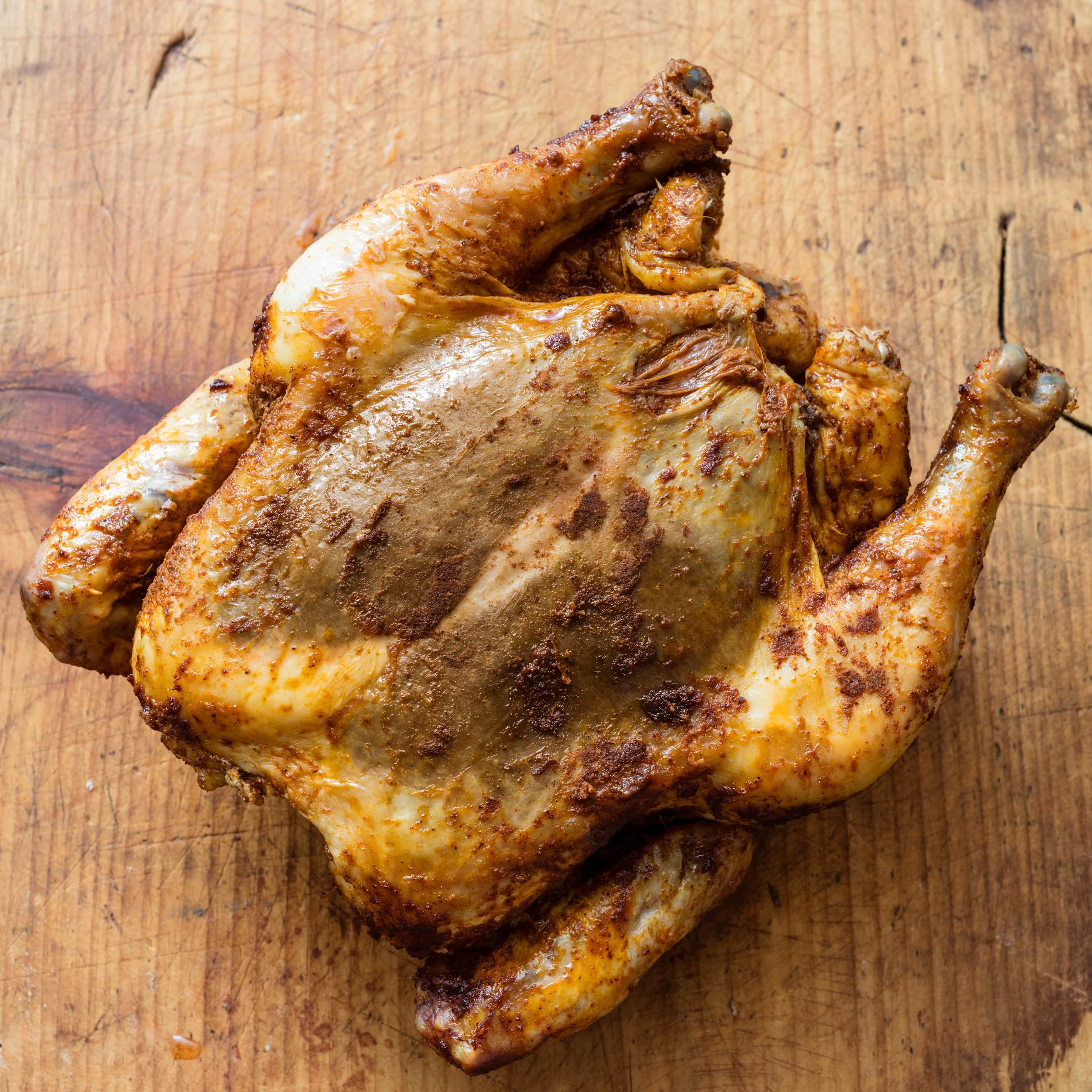 Slow-Cooker Barbecue-Rubbed Chicken in a Pot