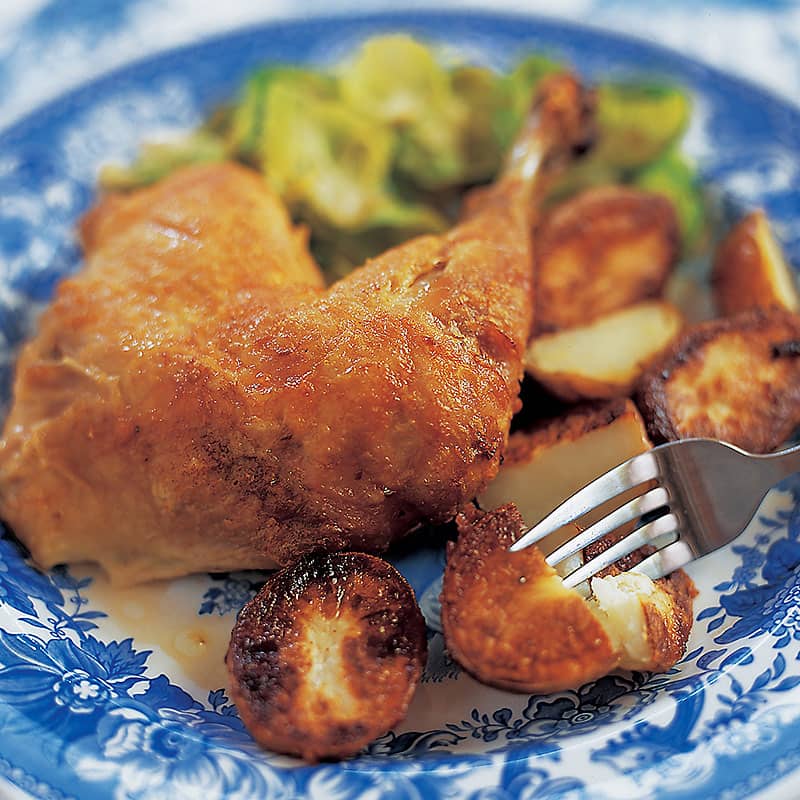 Crispy Roast Chicken and Potatoes | America's Test Kitchen