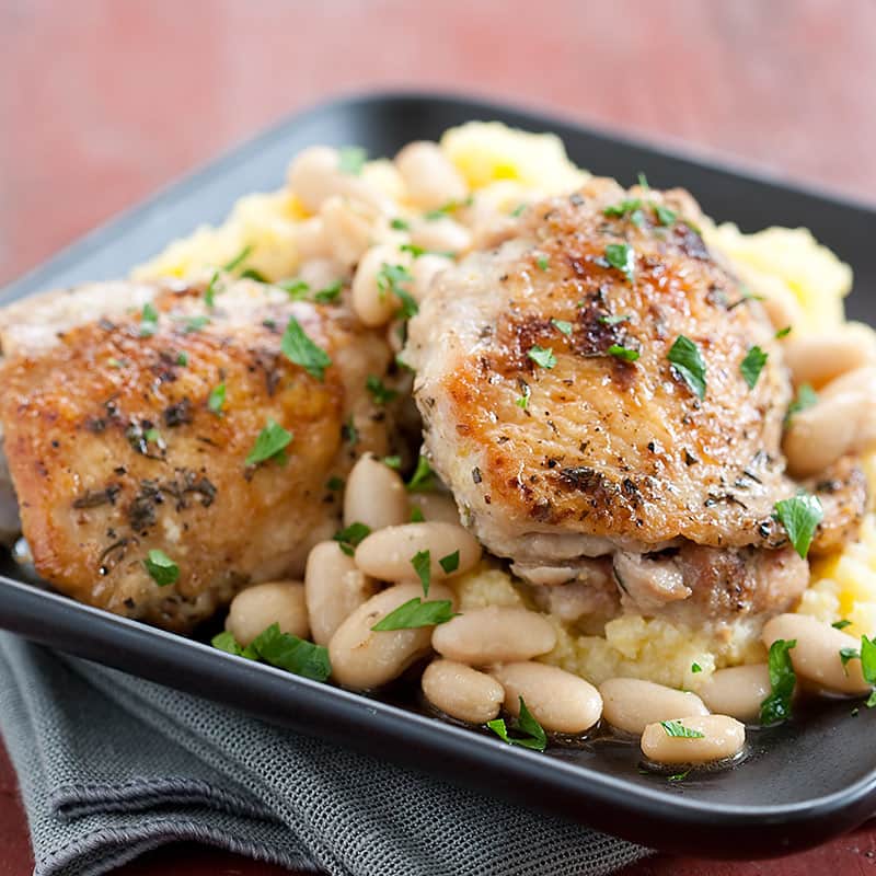 Tuscan Chicken with Polenta | America's Test Kitchen