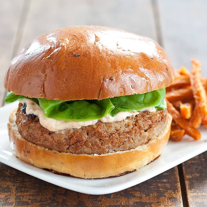 Grilled Turkey-Mango Chutney Burgers | America's Test Kitchen