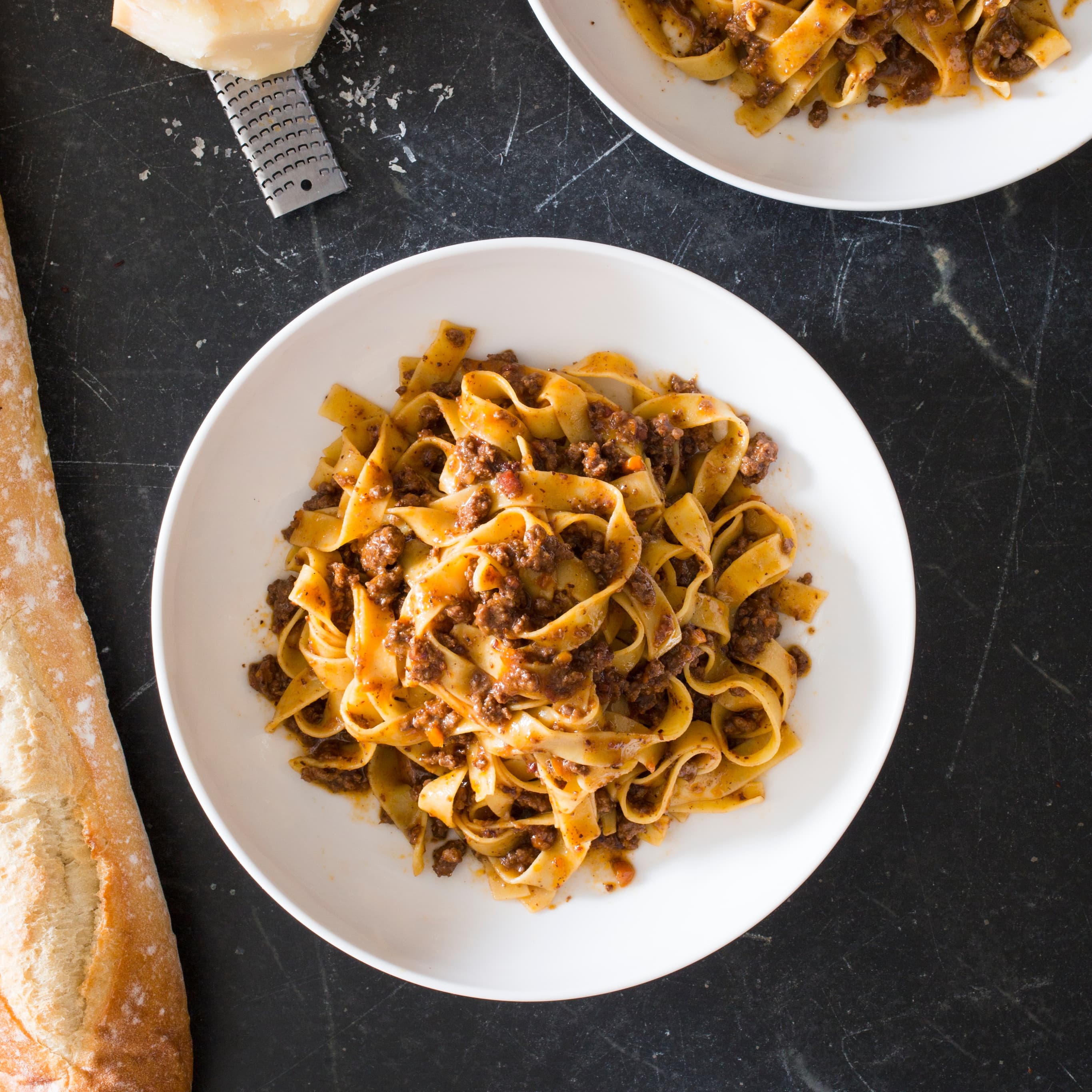 Tagliatelle with Weeknight Plant-Based Bolognese