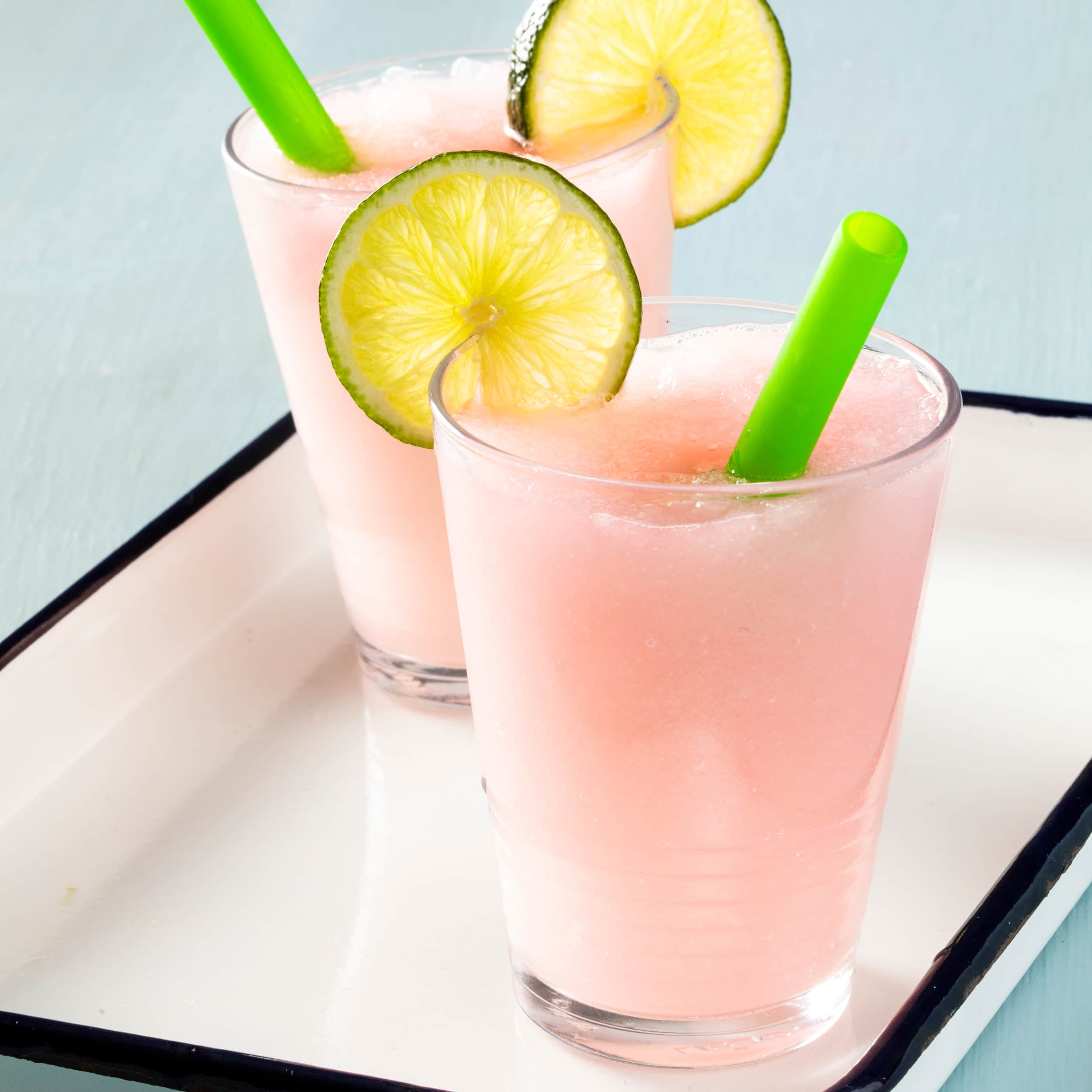 Frozen Raspberry-Lime Rickeys