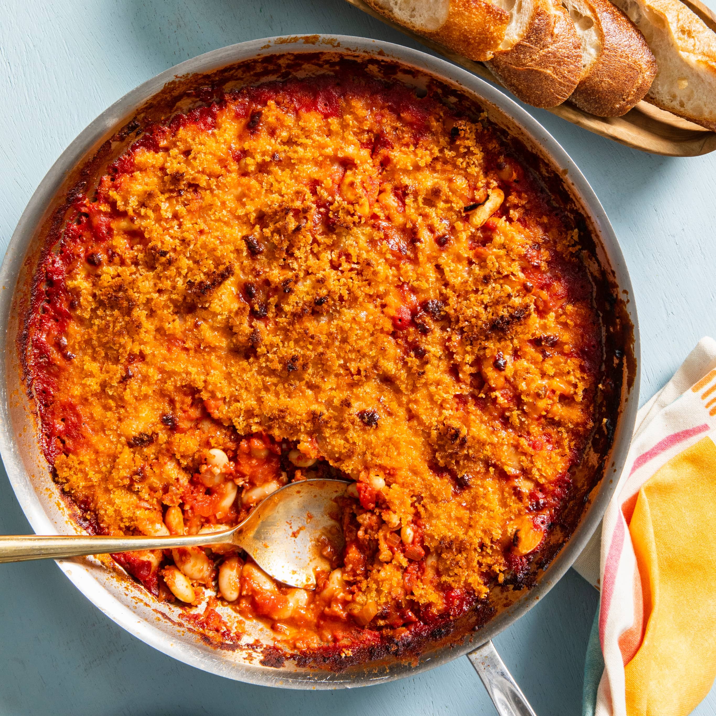 Cheesy Bean and Tomato Bake | America's Test Kitchen
