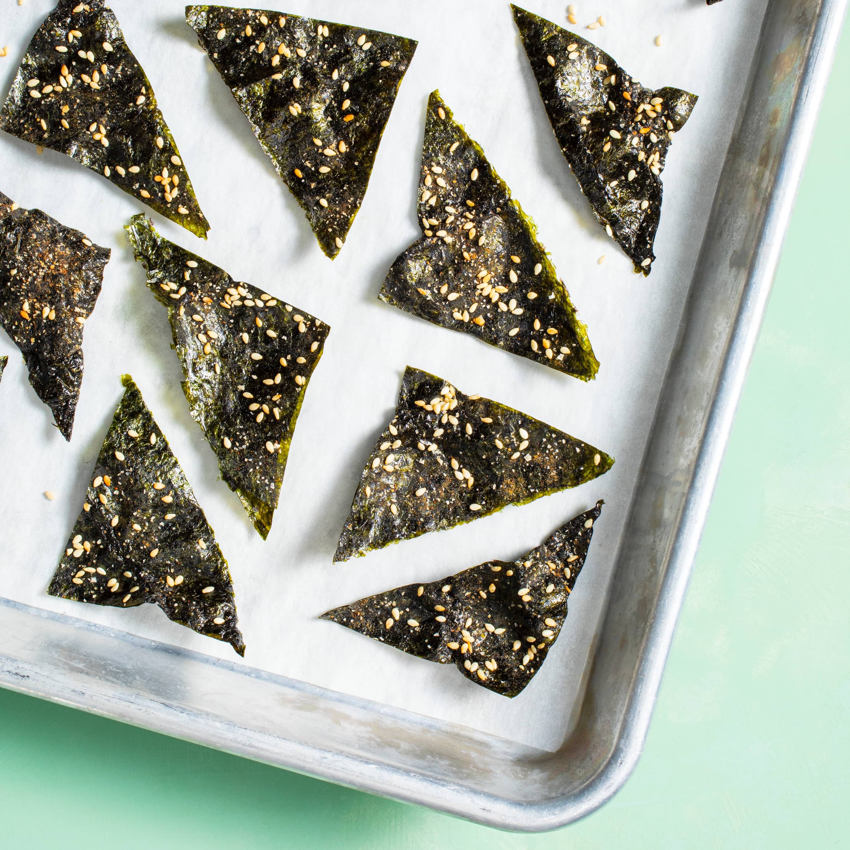 Garlic-Sesame Nori Chips