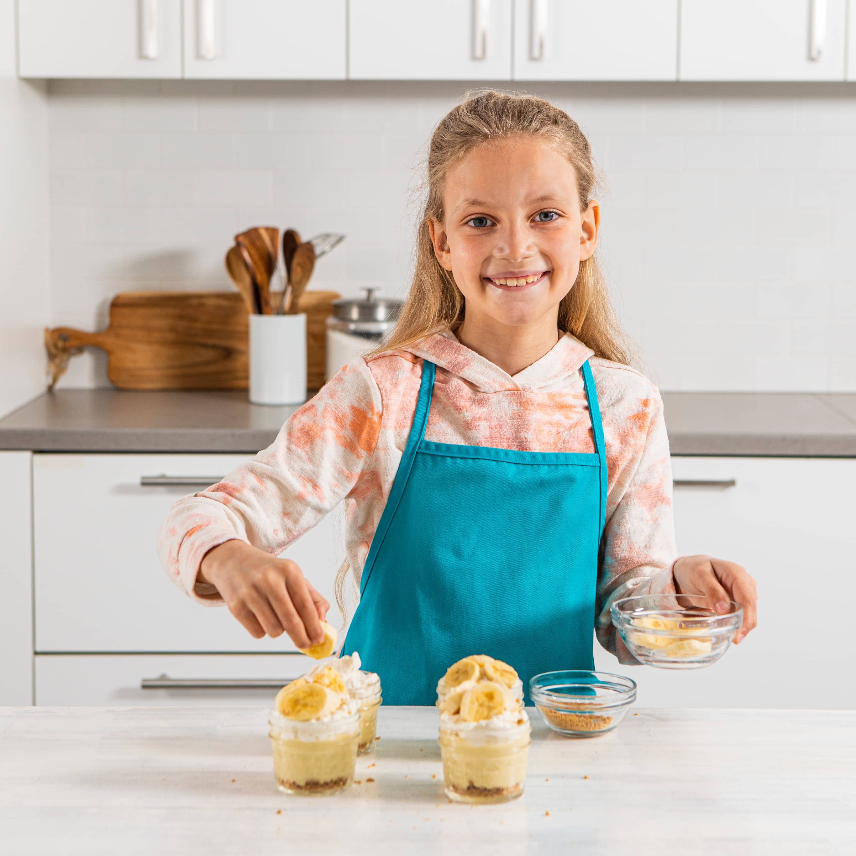 Mini Banana Cream Pie in a Jar