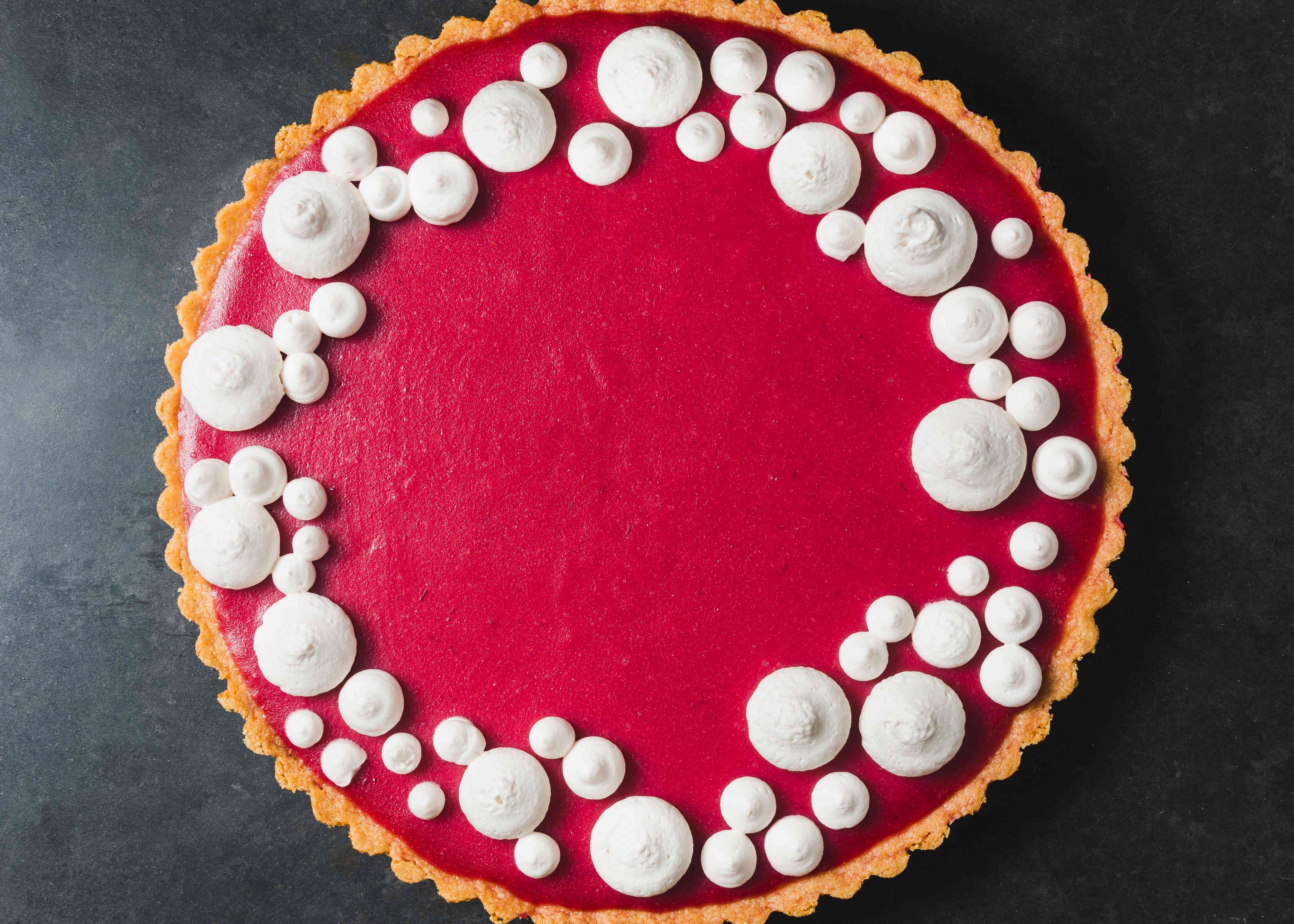 Cranberry Curd Tart with Almond Crust | America's Test Kitchen