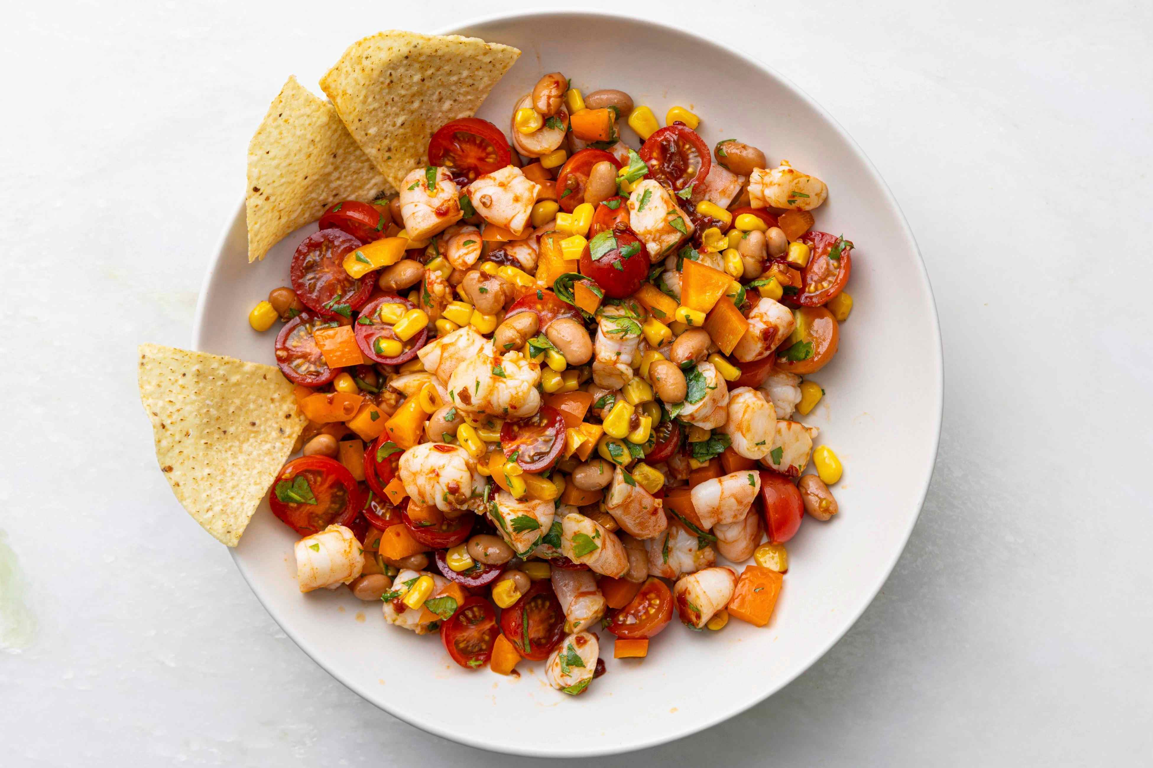 Smoky Shrimp and Bean Salad