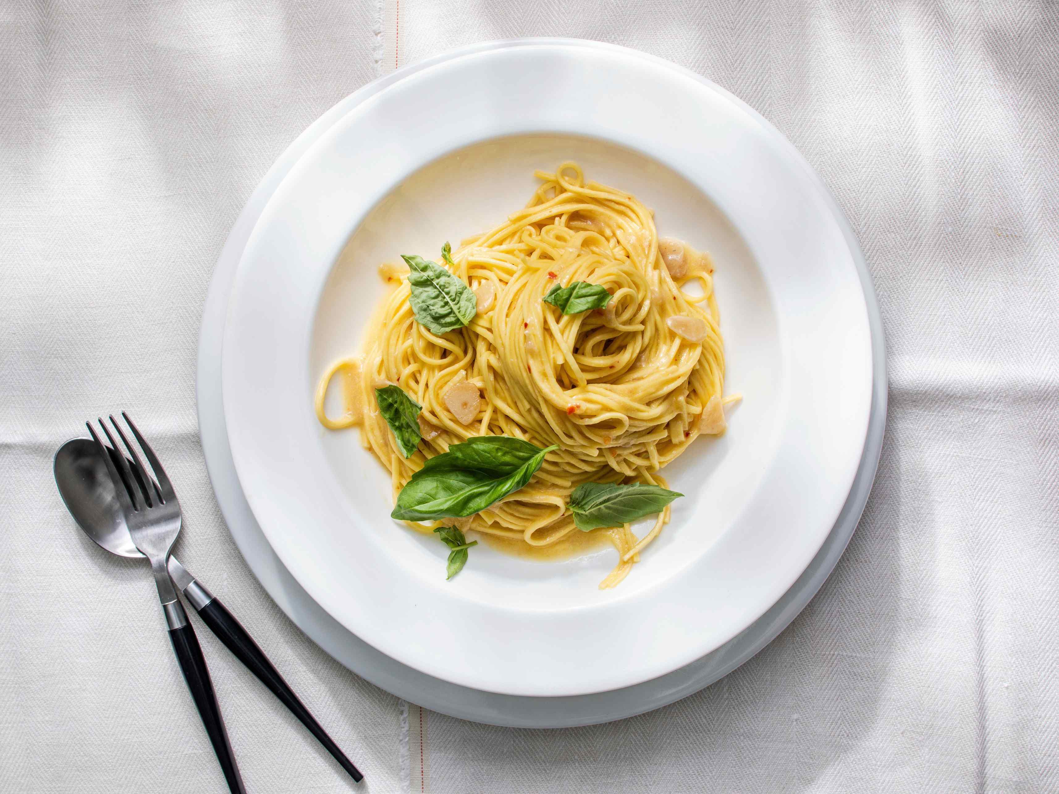 Aglio e Olio with Pecorino