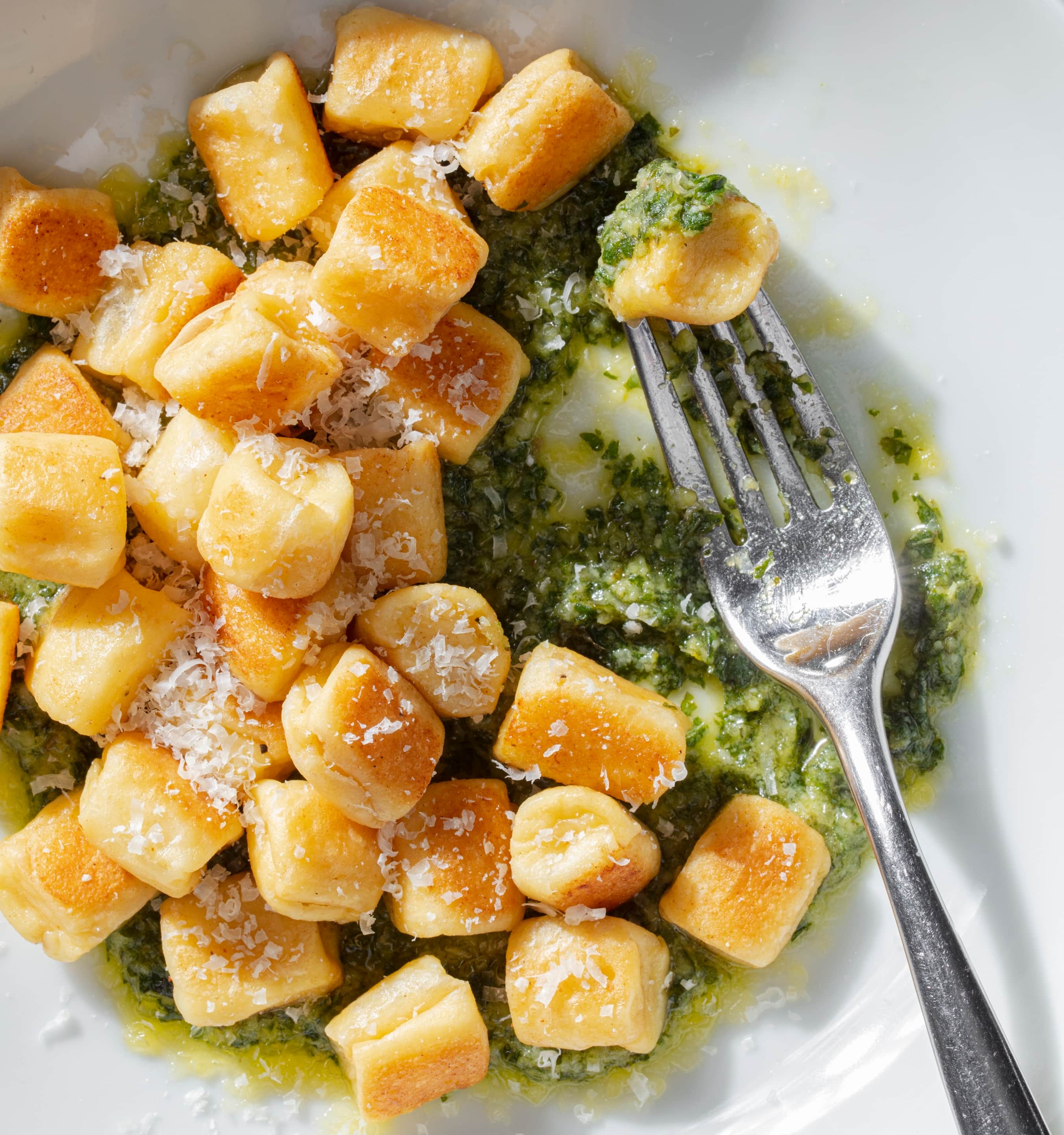 Gnocchi à la Parisienne with Pistou