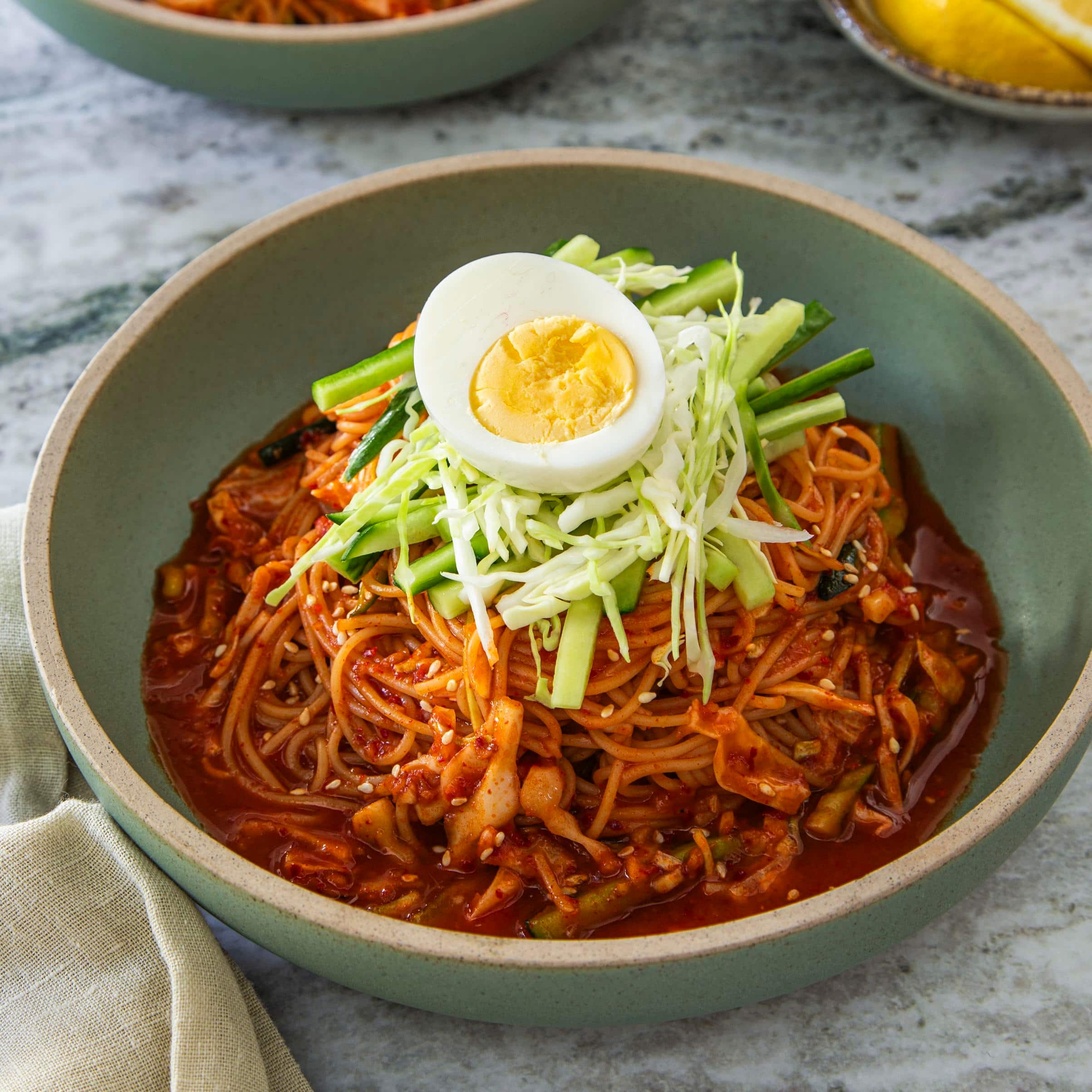 Angel Hair Bibimguksu 엔젤 헤어 비빔국수 (Angel Hair Mixed Cold Noodles)