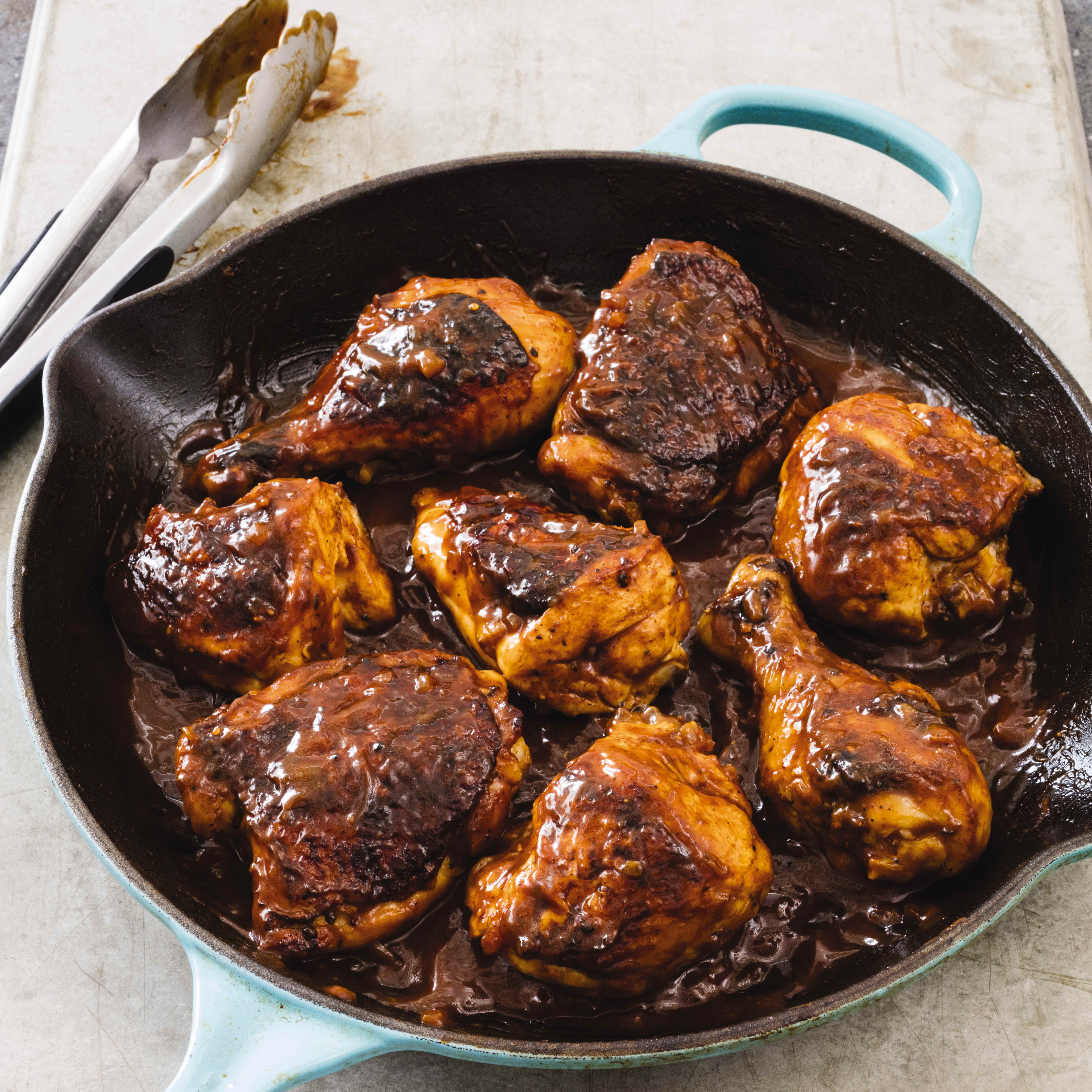 Cast Iron Indoor Barbecued Chicken | America's Test Kitchen