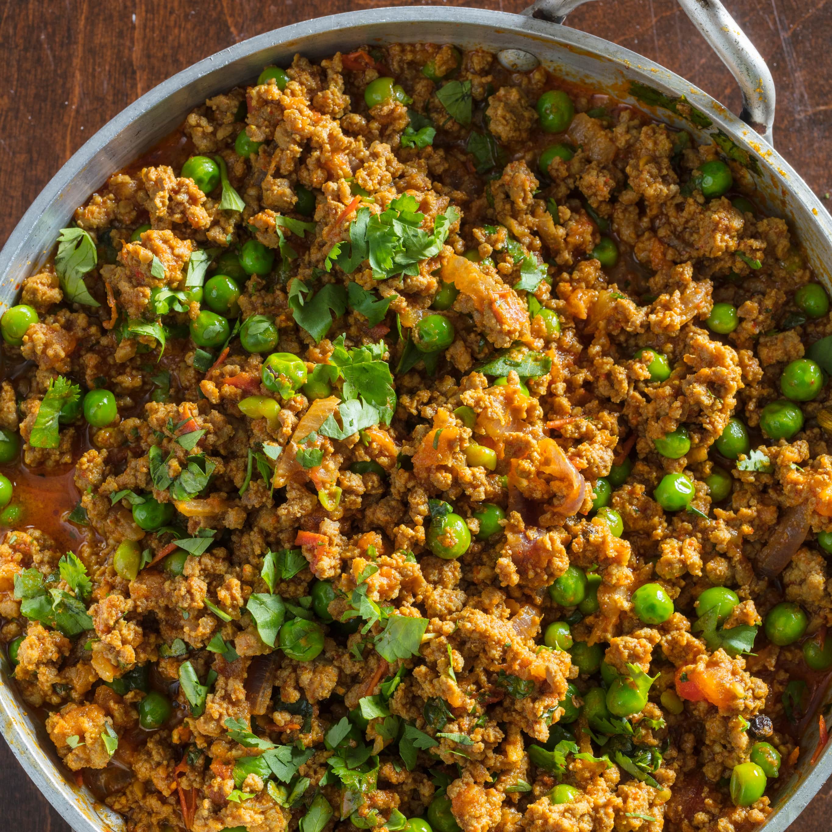 Keema Matar (Garam Masala-Spiced Ground Beef with Peas) for Two