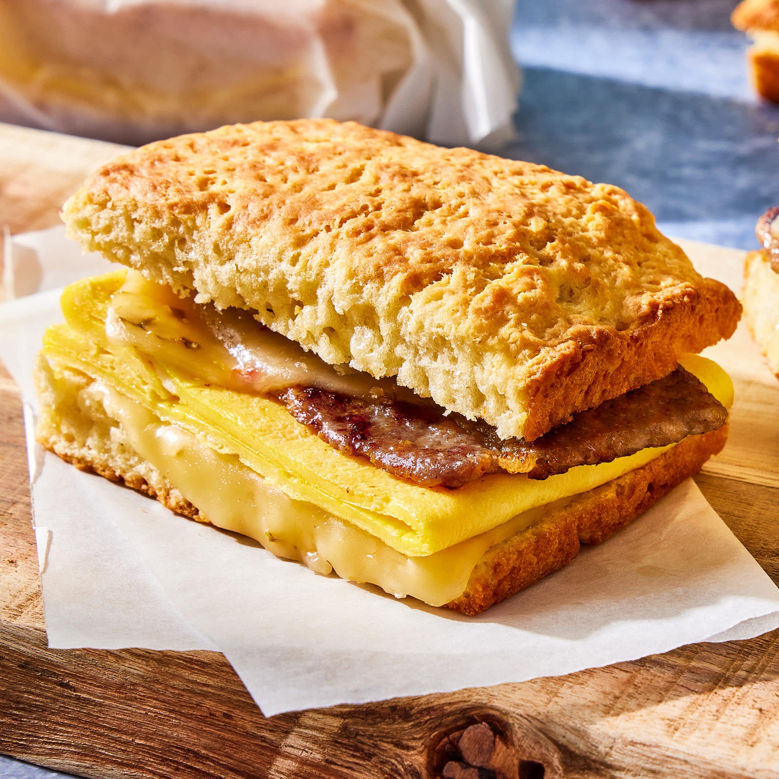 Biscuit Breakfast Sandwiches