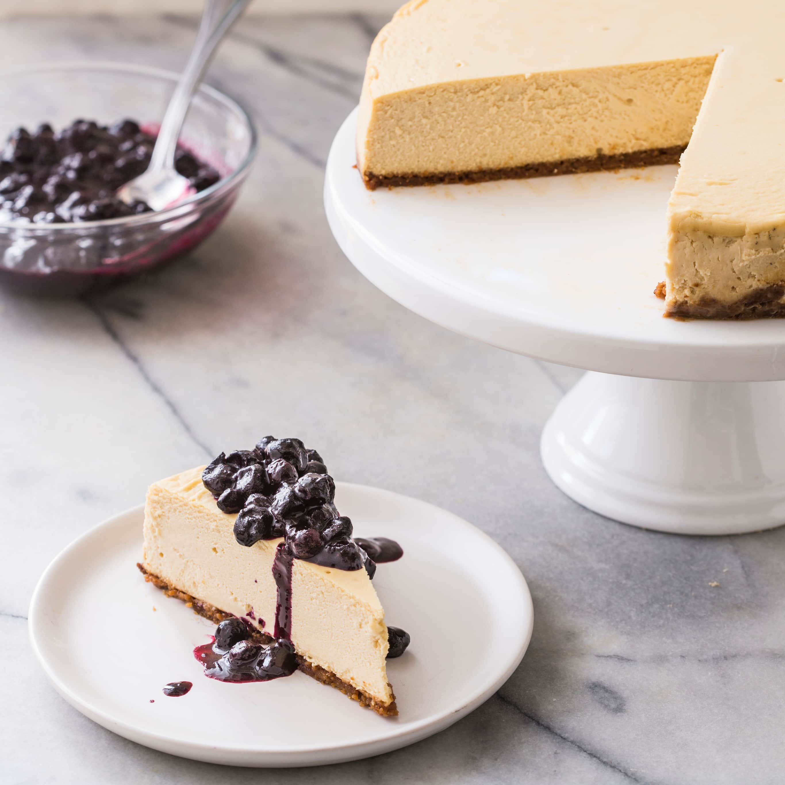 Blueberry Cheesecake (Reduced Sugar)