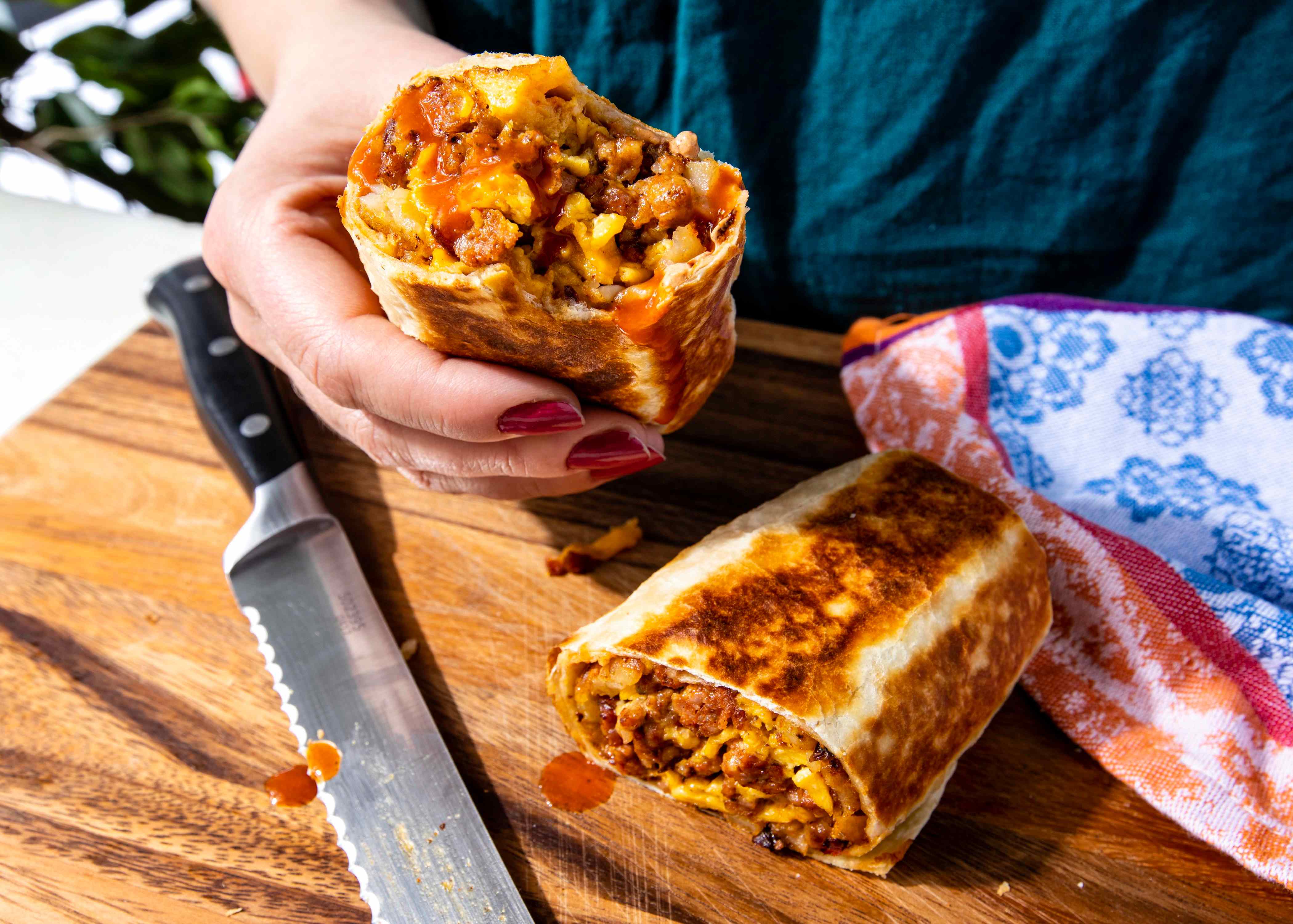Breakfast Burritos with Chorizo and Crispy Potatoes | America's Test Kitchen