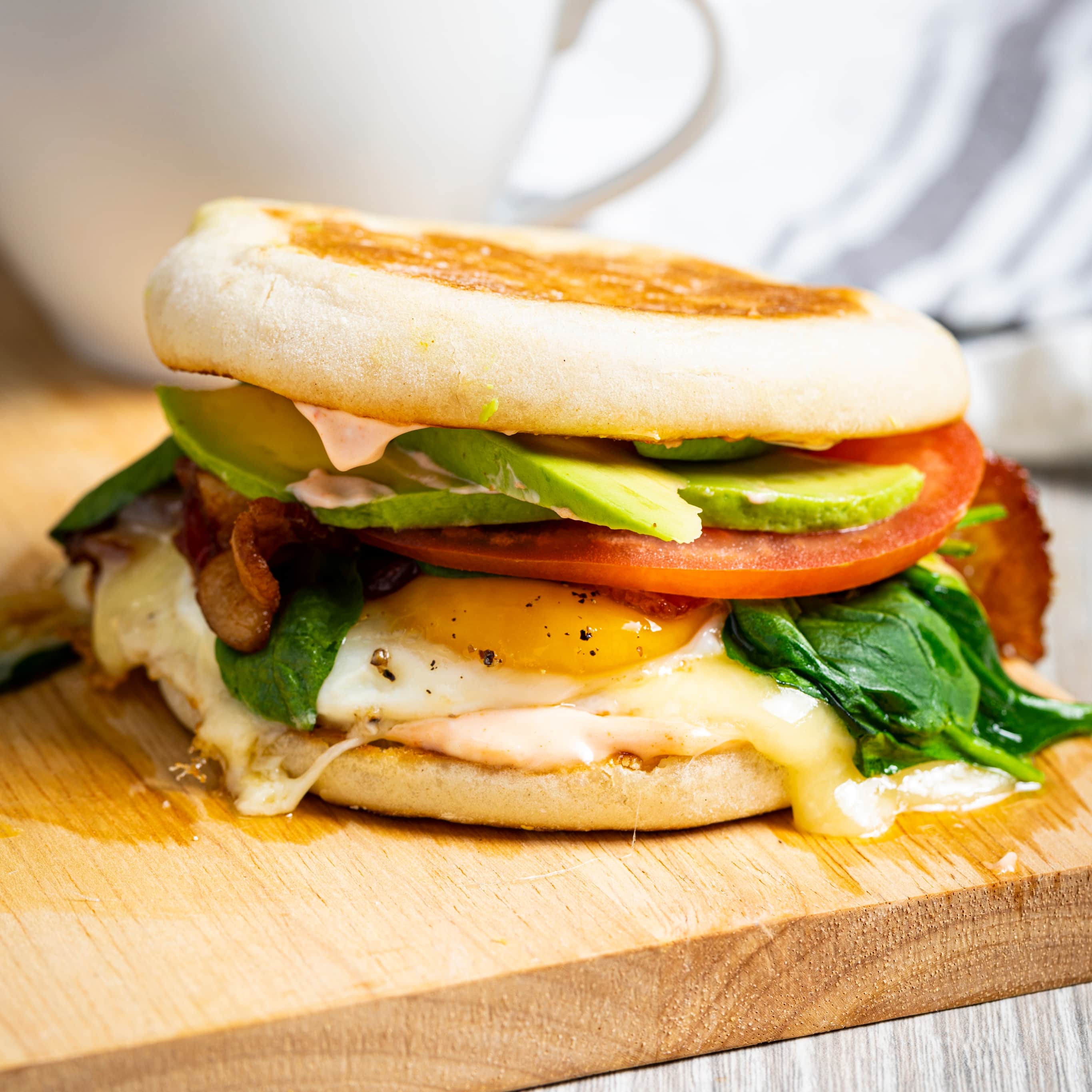 Breakfast Sandwich for One