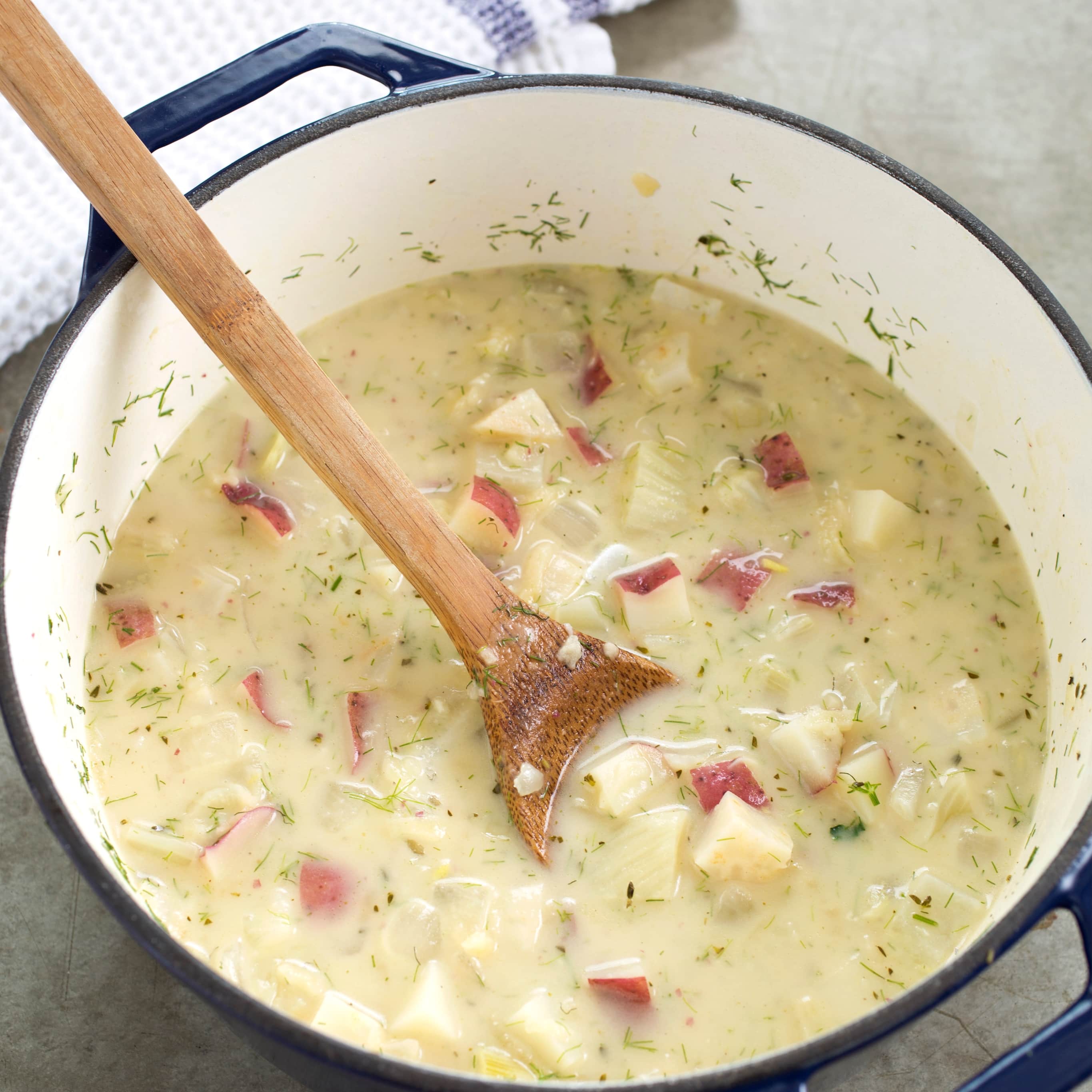 Celeriac, Fennel, and Apple Chowder | America's Test Kitchen
