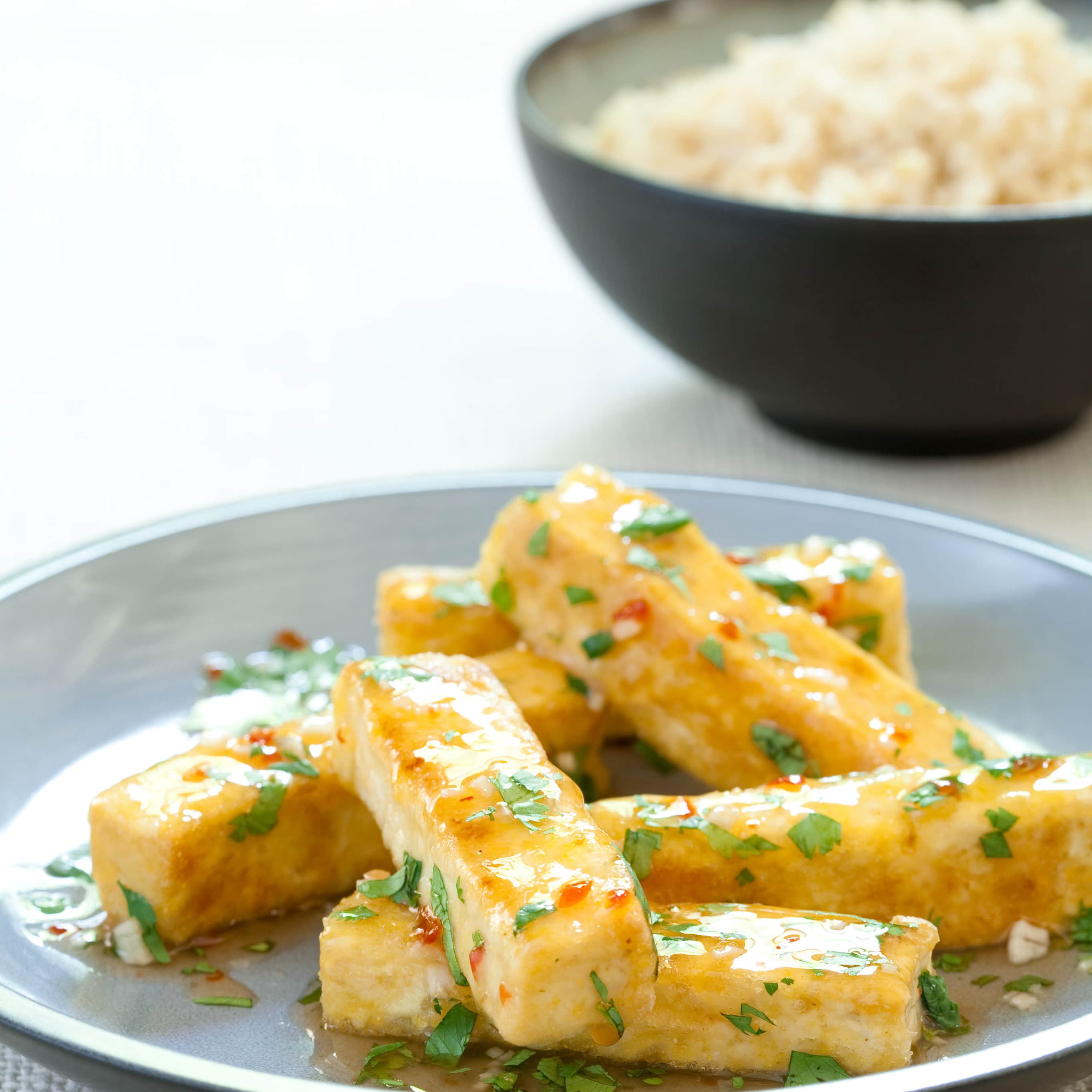 Sweet Chili Glazed Tofu