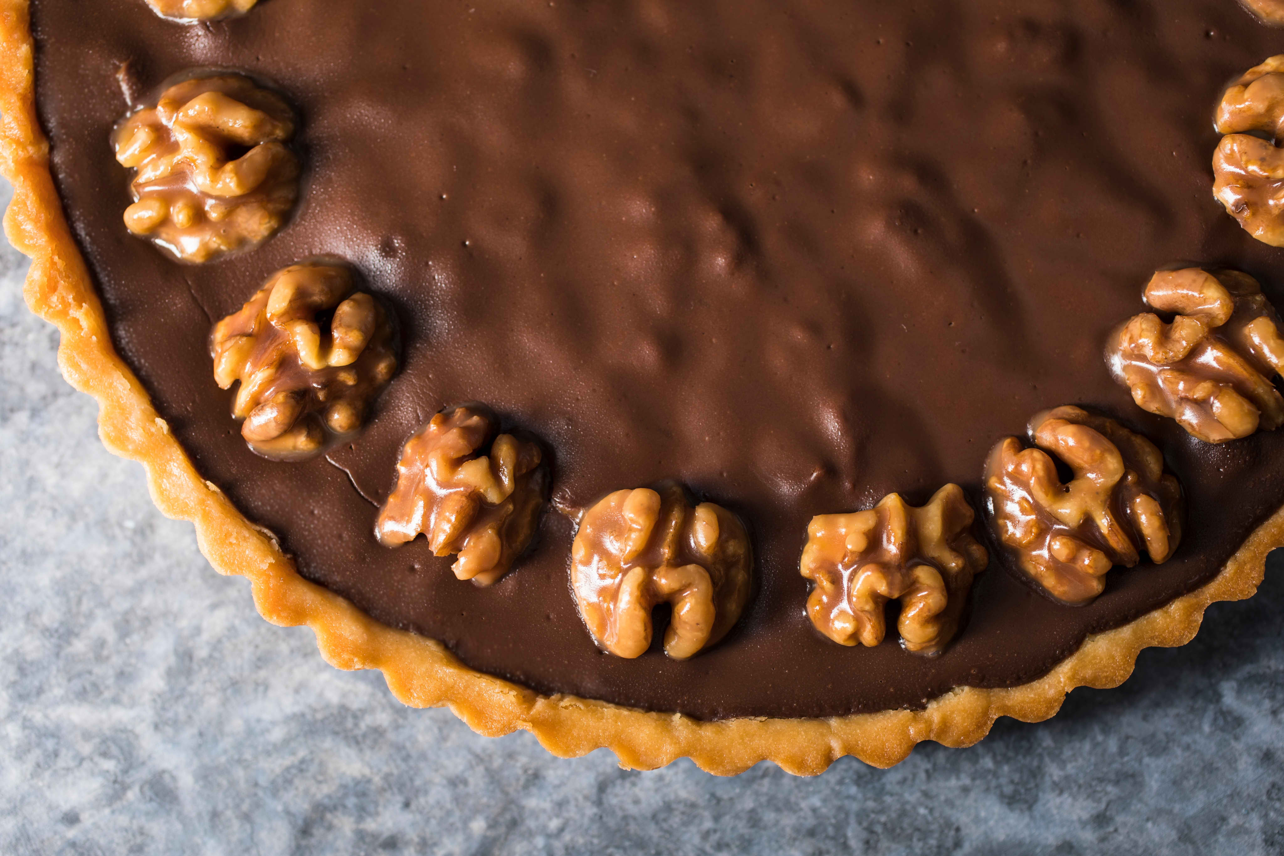 Chocolate Caramel Walnut Tart | America's Test Kitchen