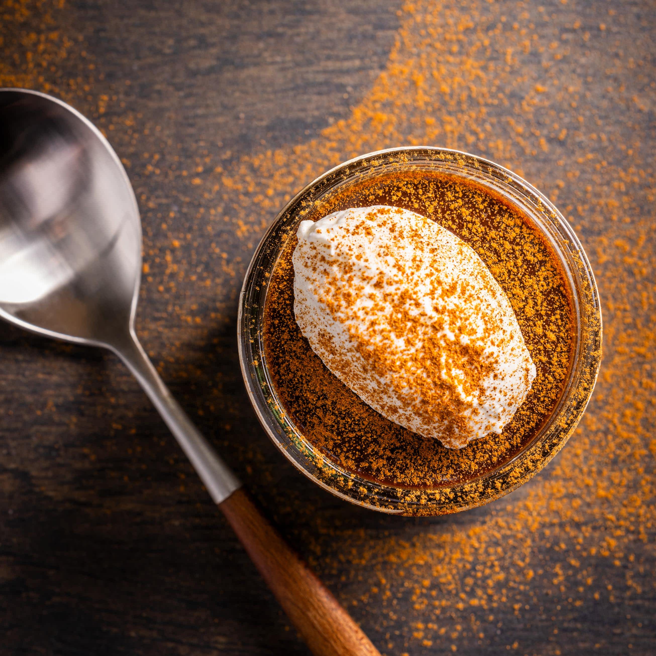 Warm-Spiced Chocolate Pots de Crème For Two