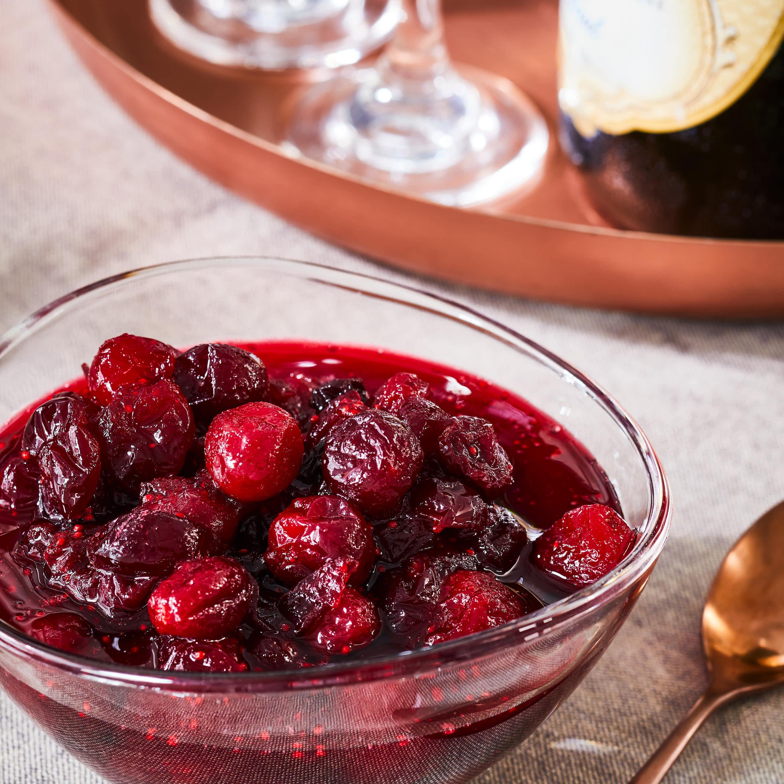 Cranberry Sauce with Champagne and Currants | America's Test Kitchen