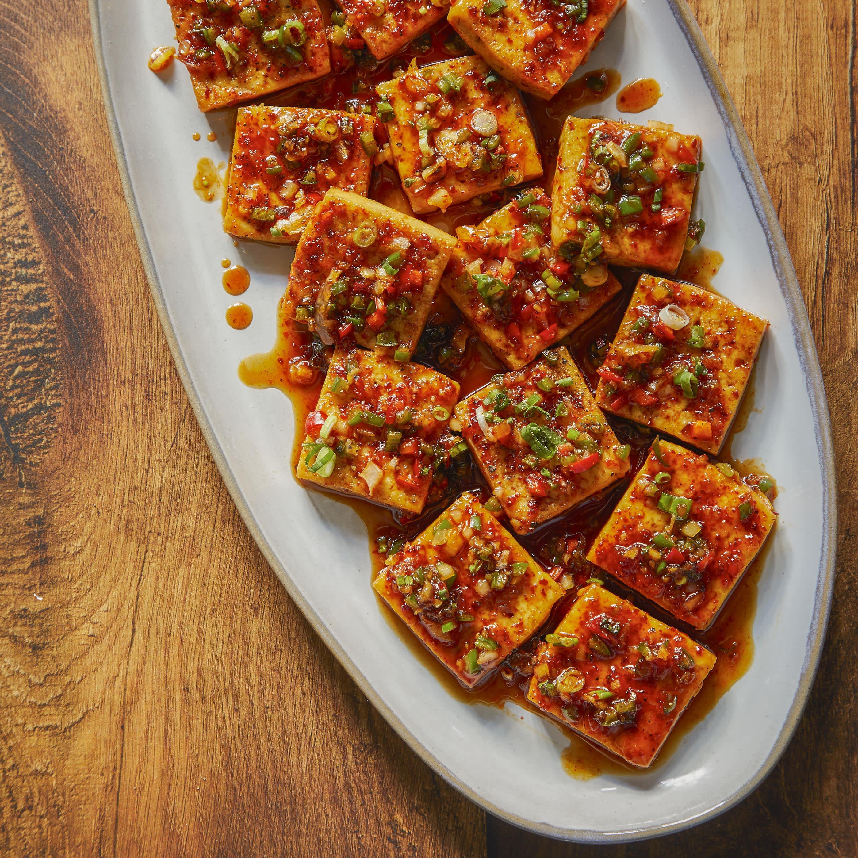 Dubu Jorim 두부조림 (Spicy Braised Tofu)