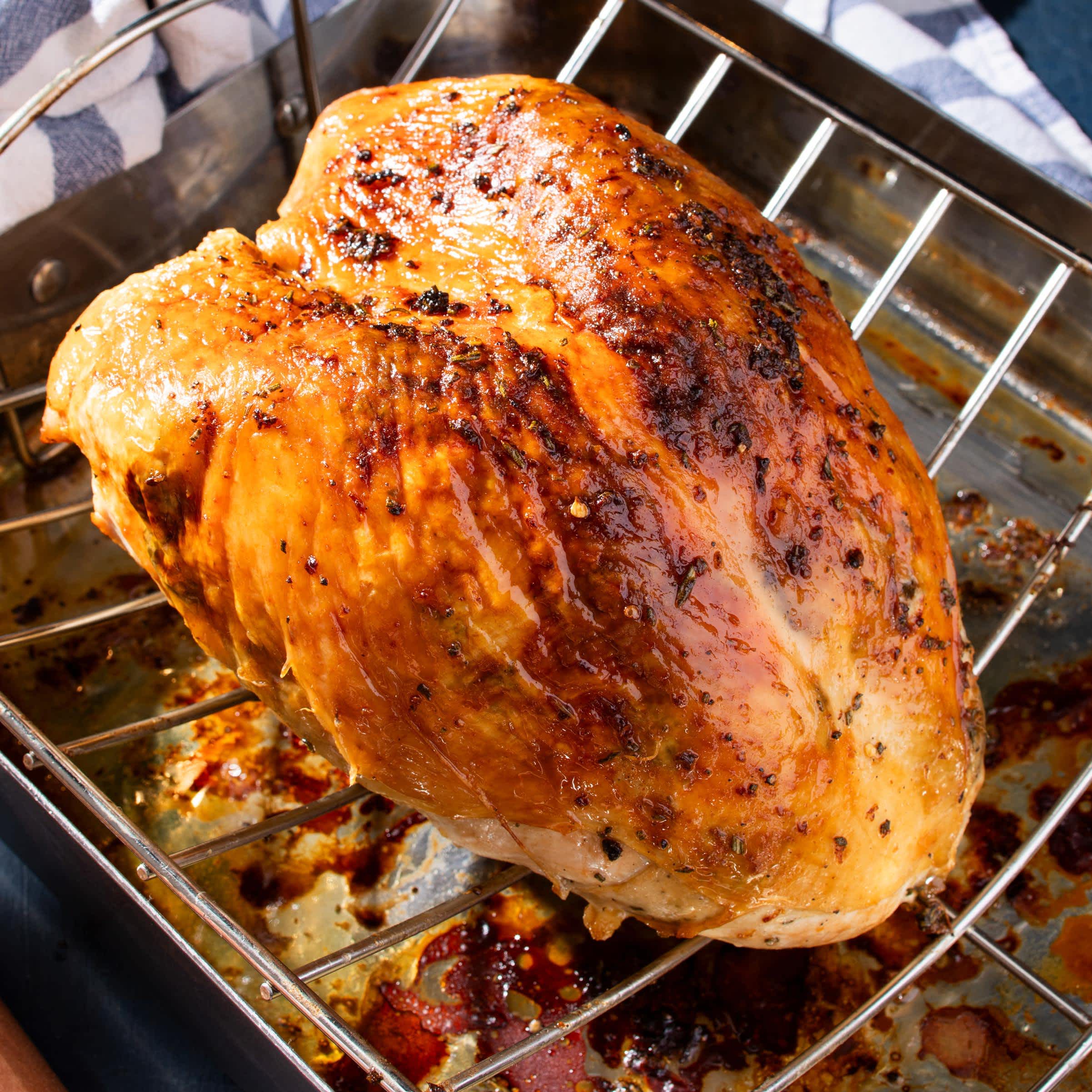 Easy Roast Turkey Breast with Orange and Rosemary