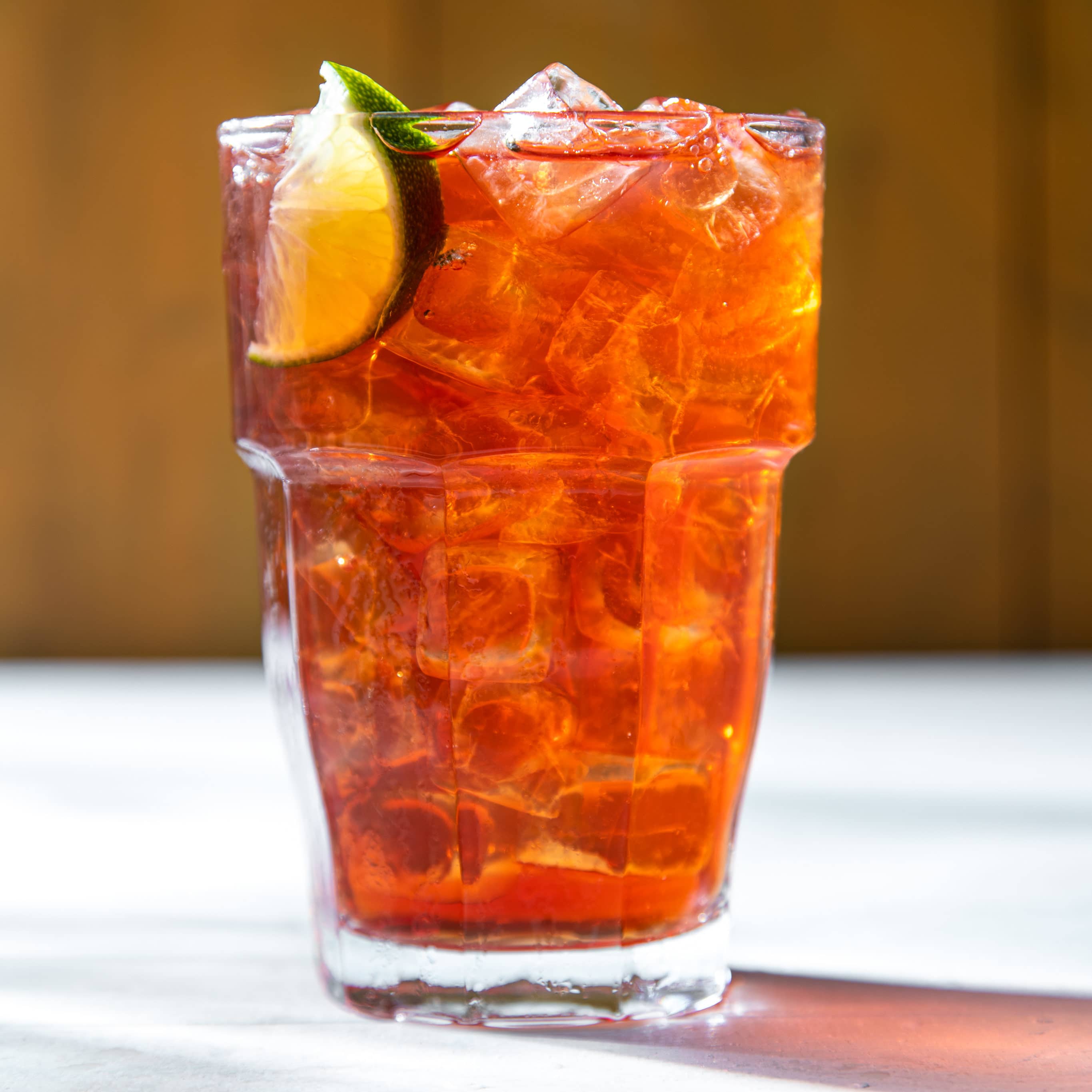 Ginger-Pomegranate Iced Black Tea