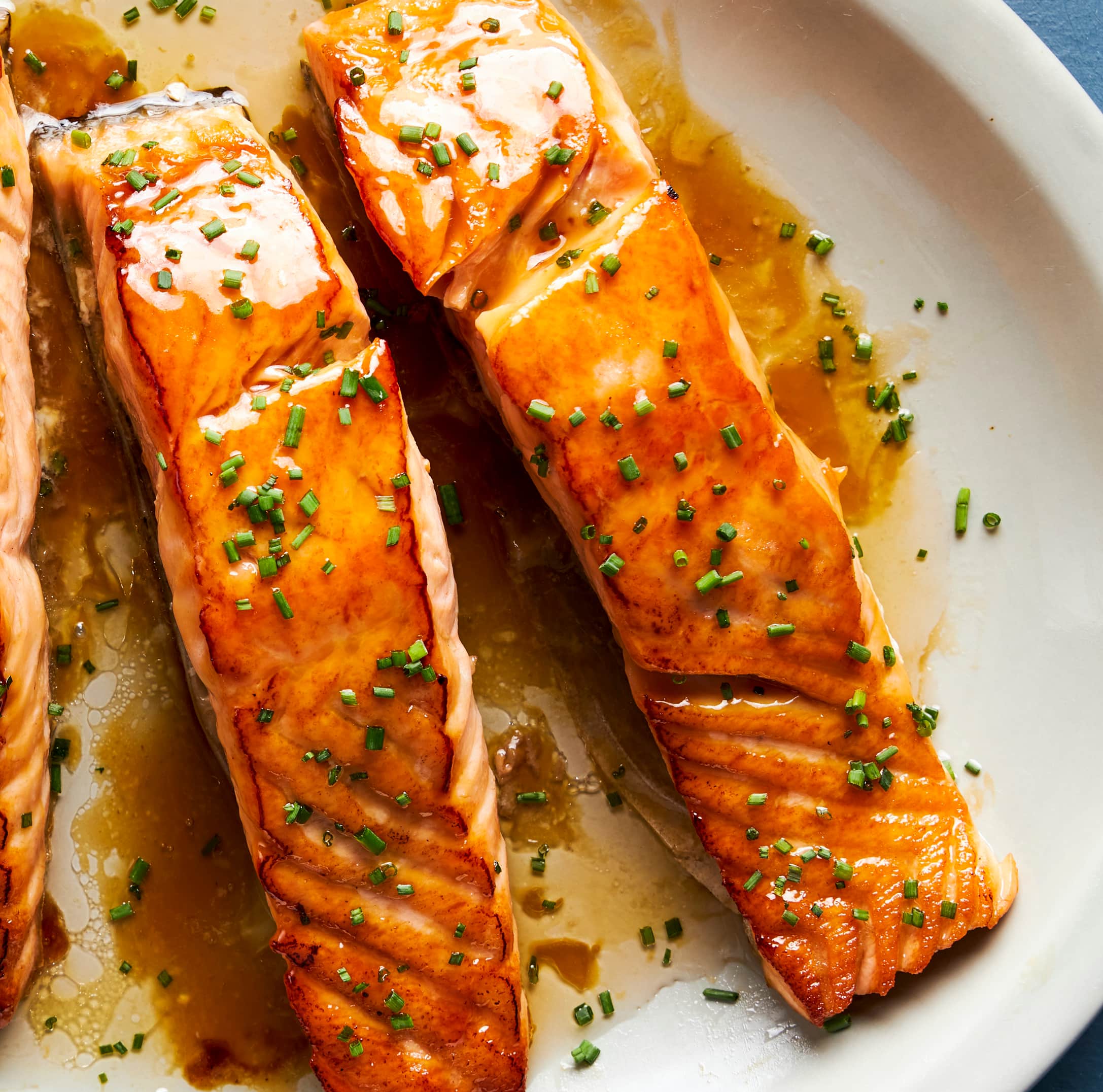 Double-Glazed Salmon with Ginger and Apple Cider for Two