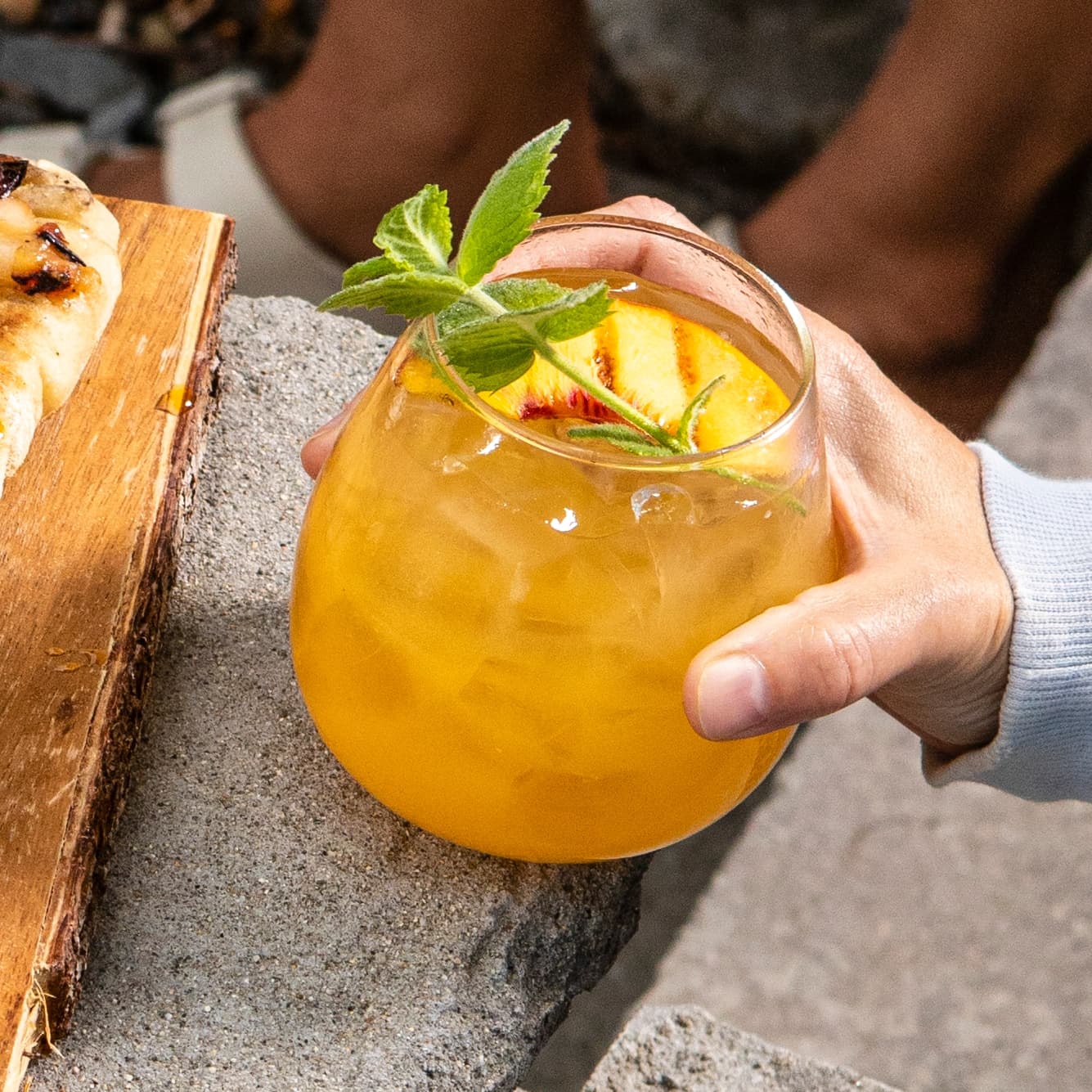 Smoky Peach Sangria