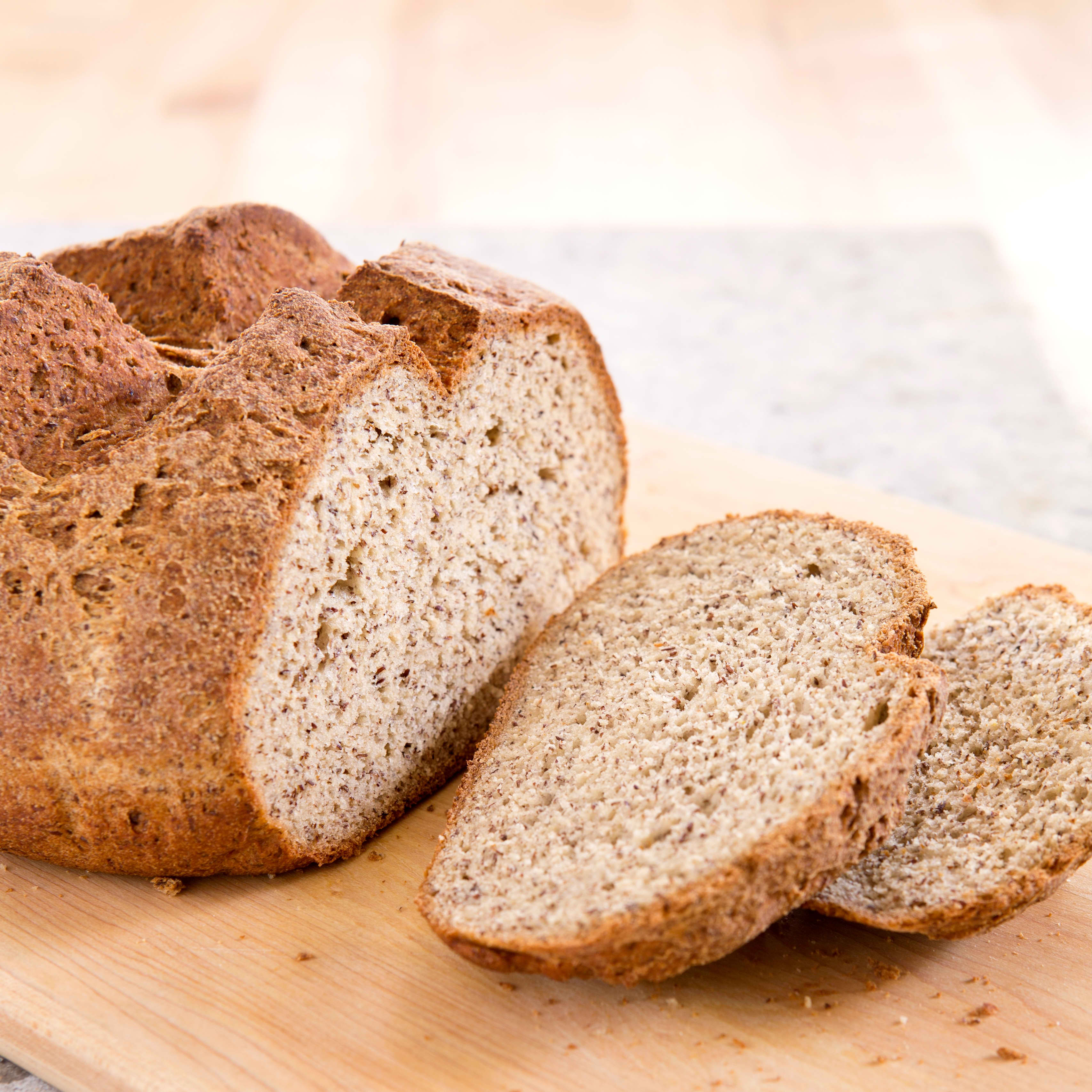 Gluten-Free Hearty Country Flax Bread