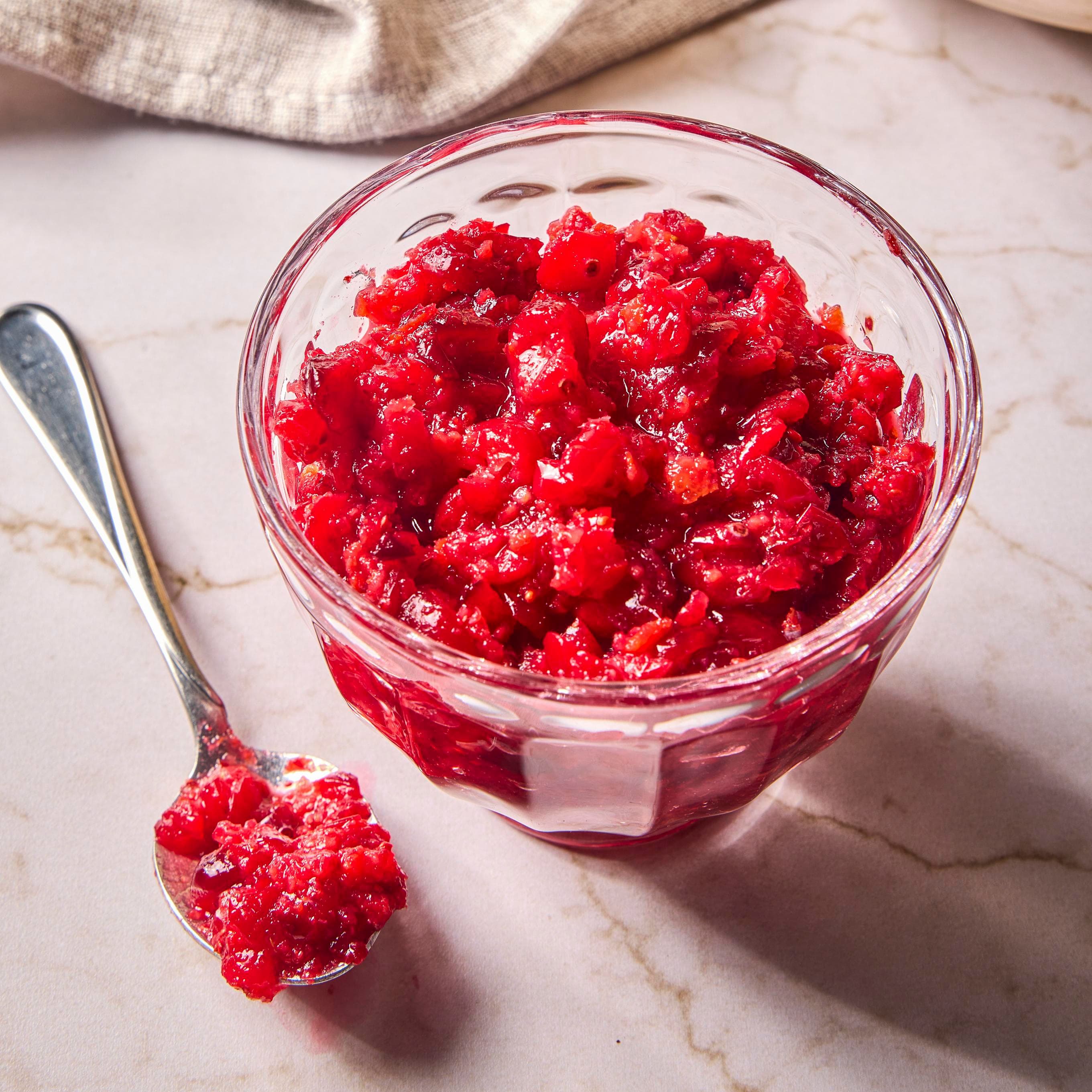 Cranberry-Clementine Relish with Horseradish