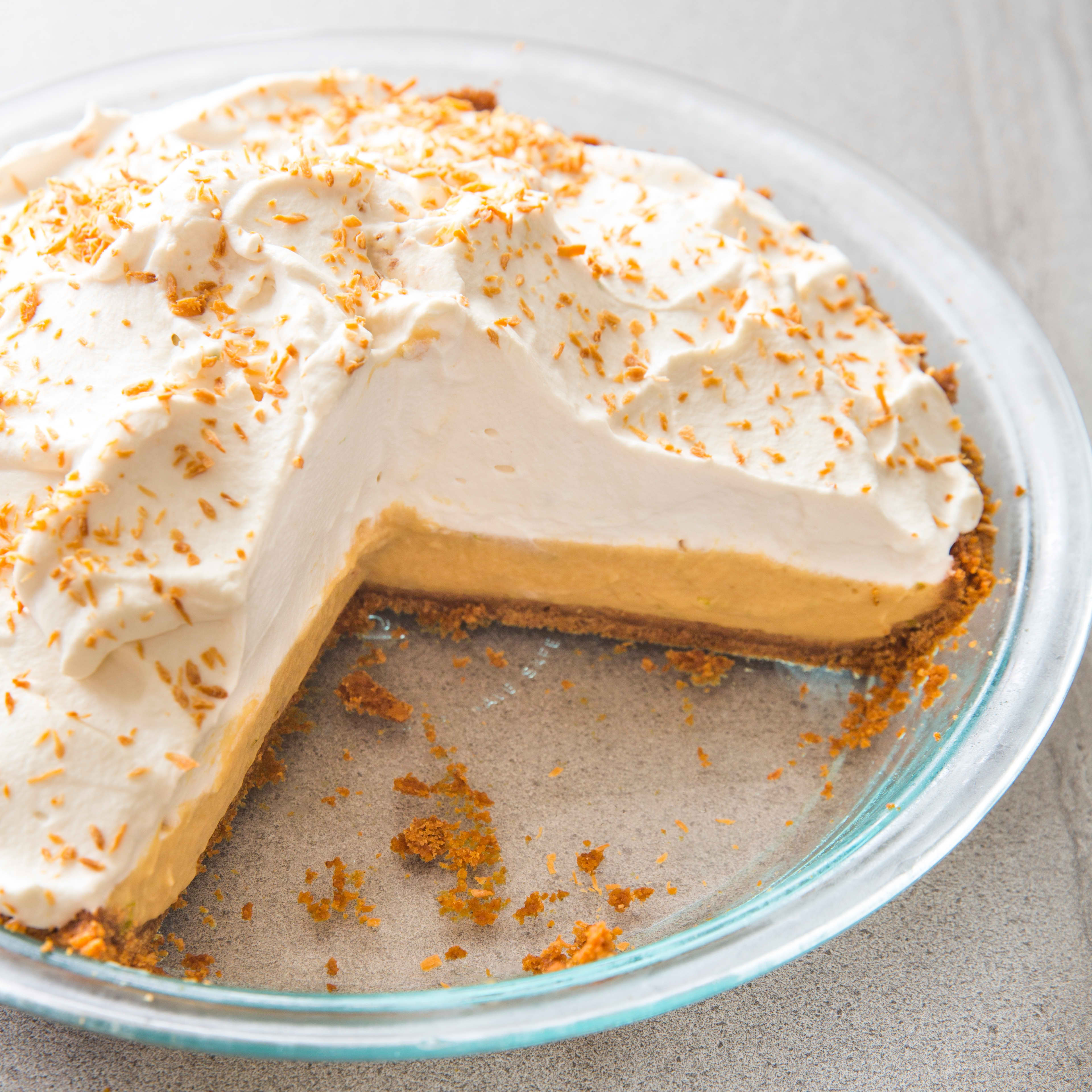 Coconut–Lime Cream Pie (Reduced Sugar)