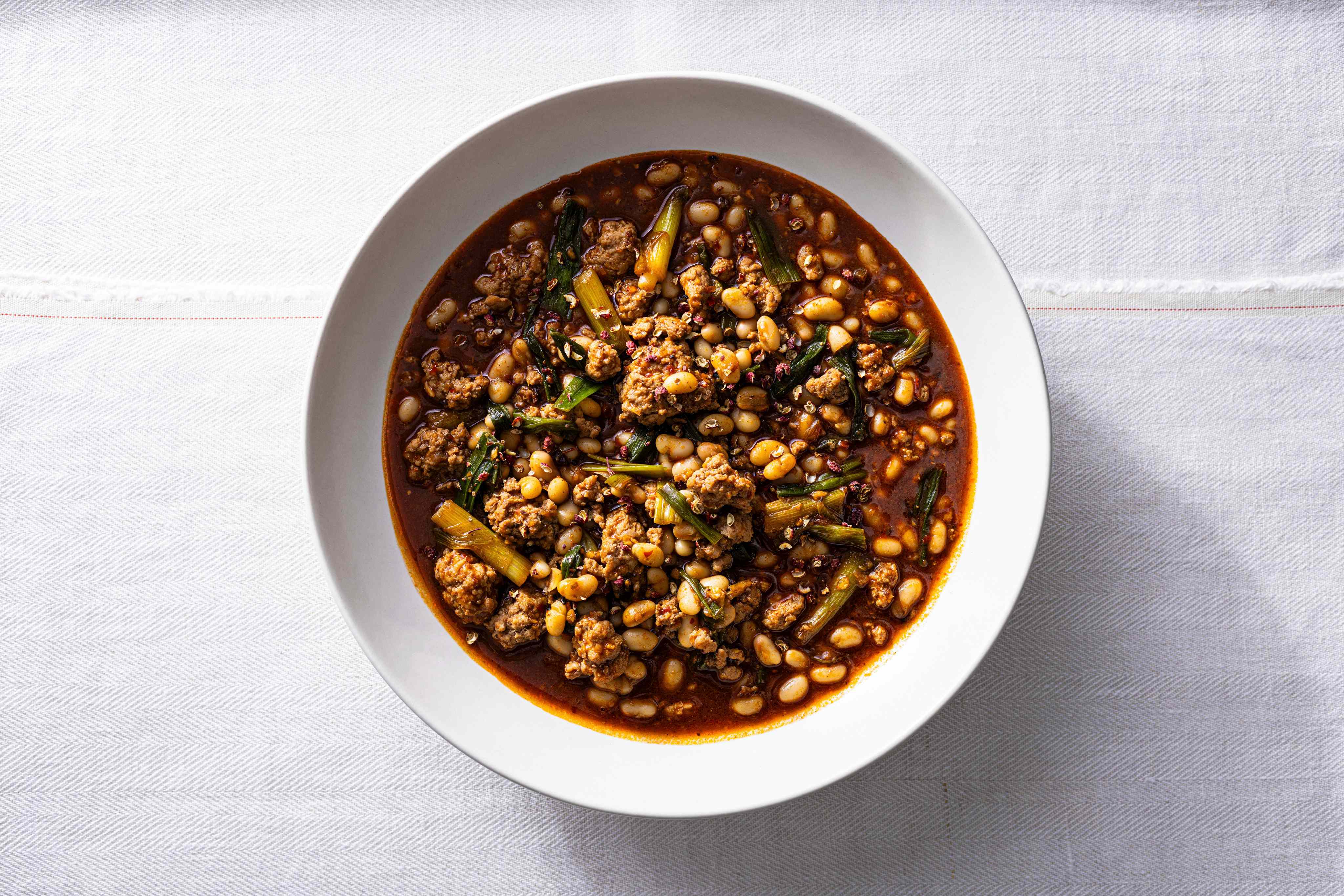 Bowl of mapo beans