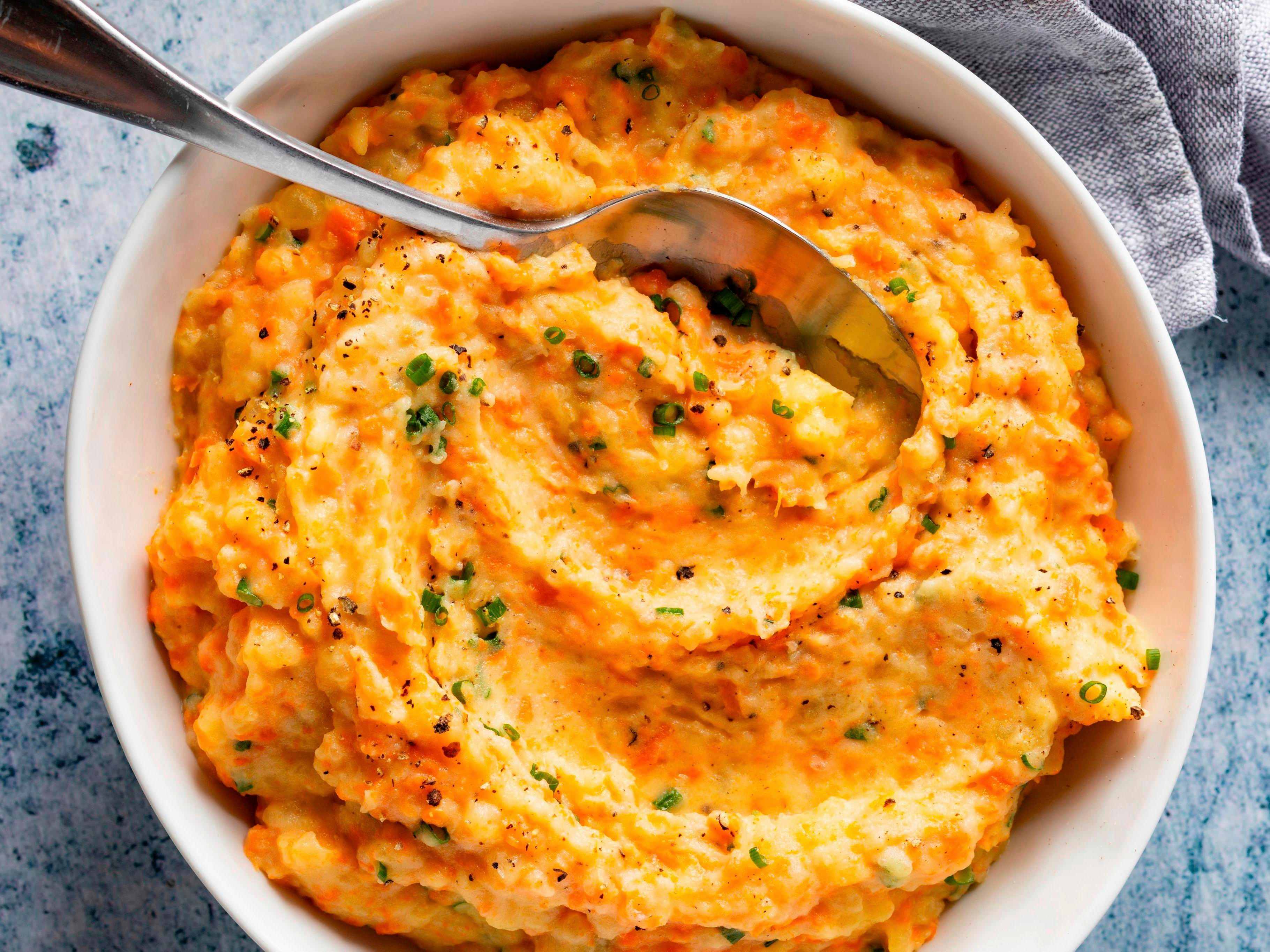 Mashed Potatoes and Root Vegetables