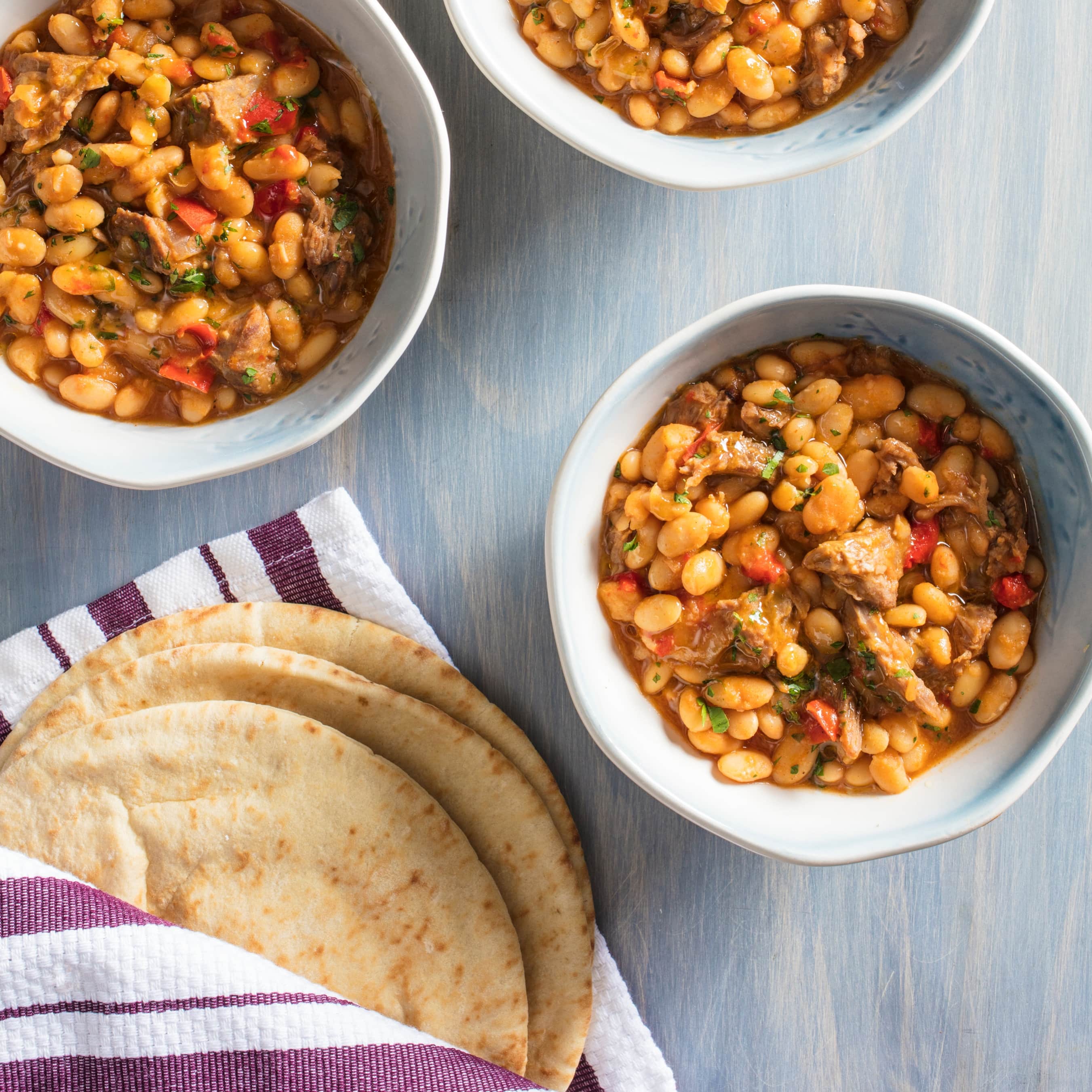 Instant Pot Moroccan White Beans with Lamb