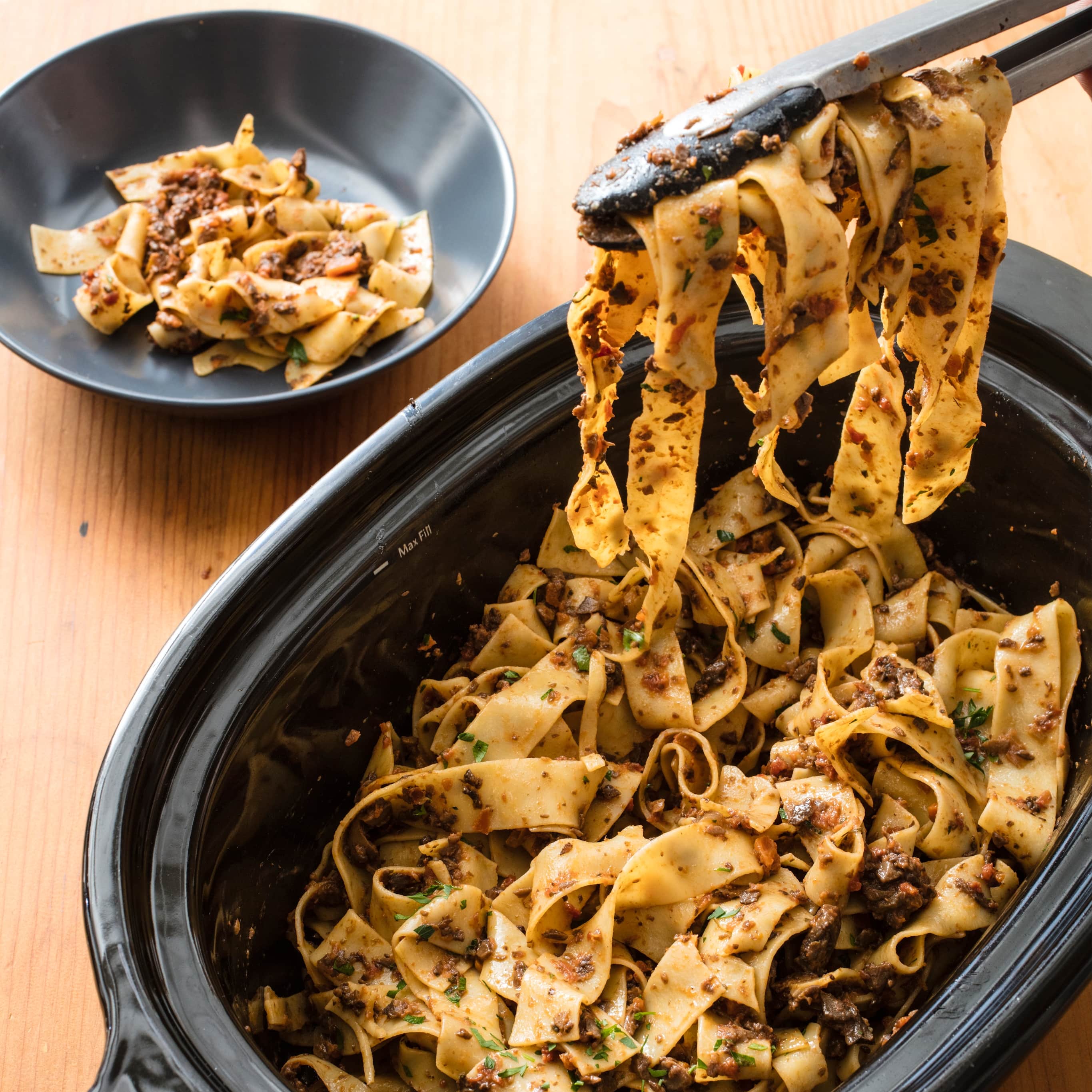 Slow-Cooker Mushroom Bolognese