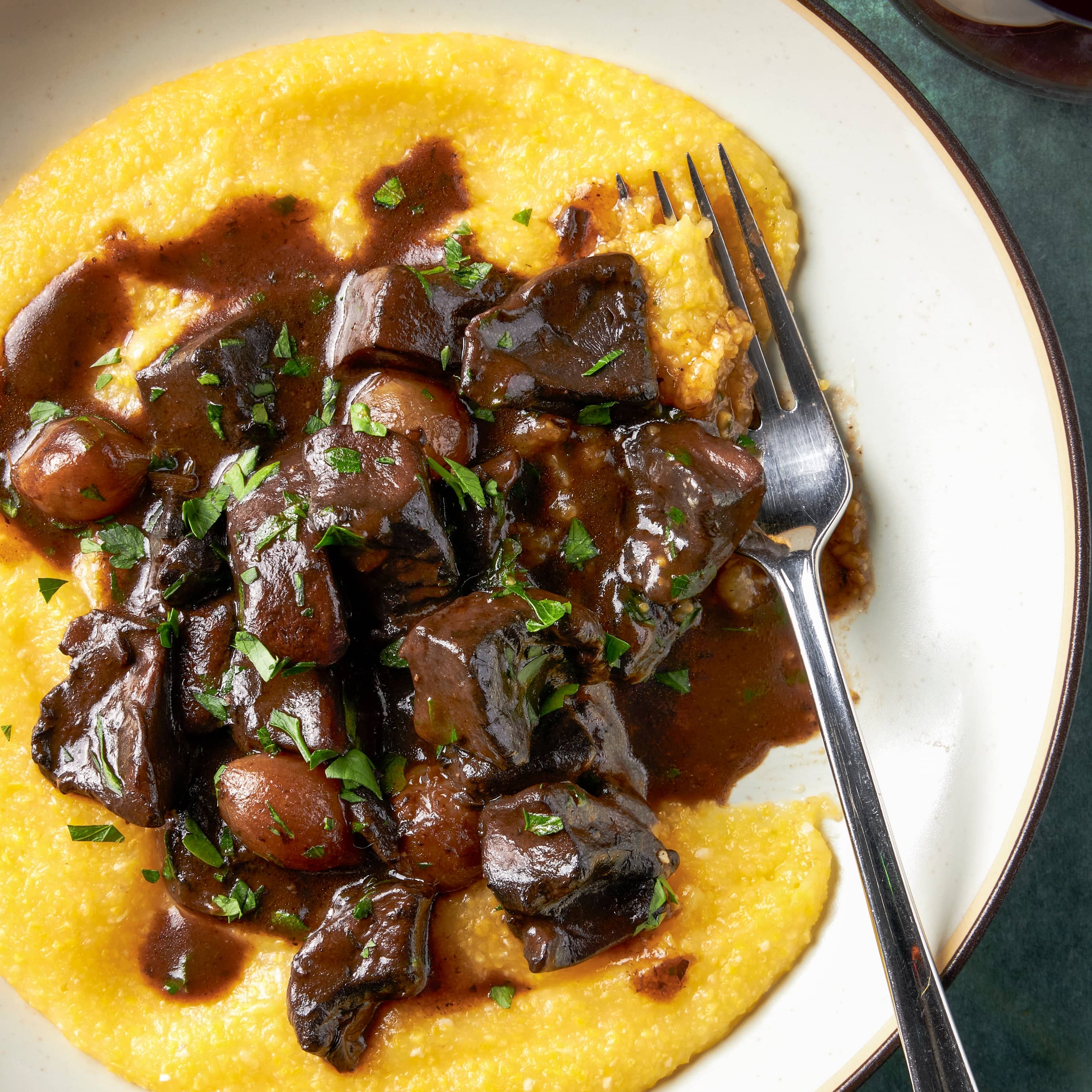 Mushroom Bourguignon