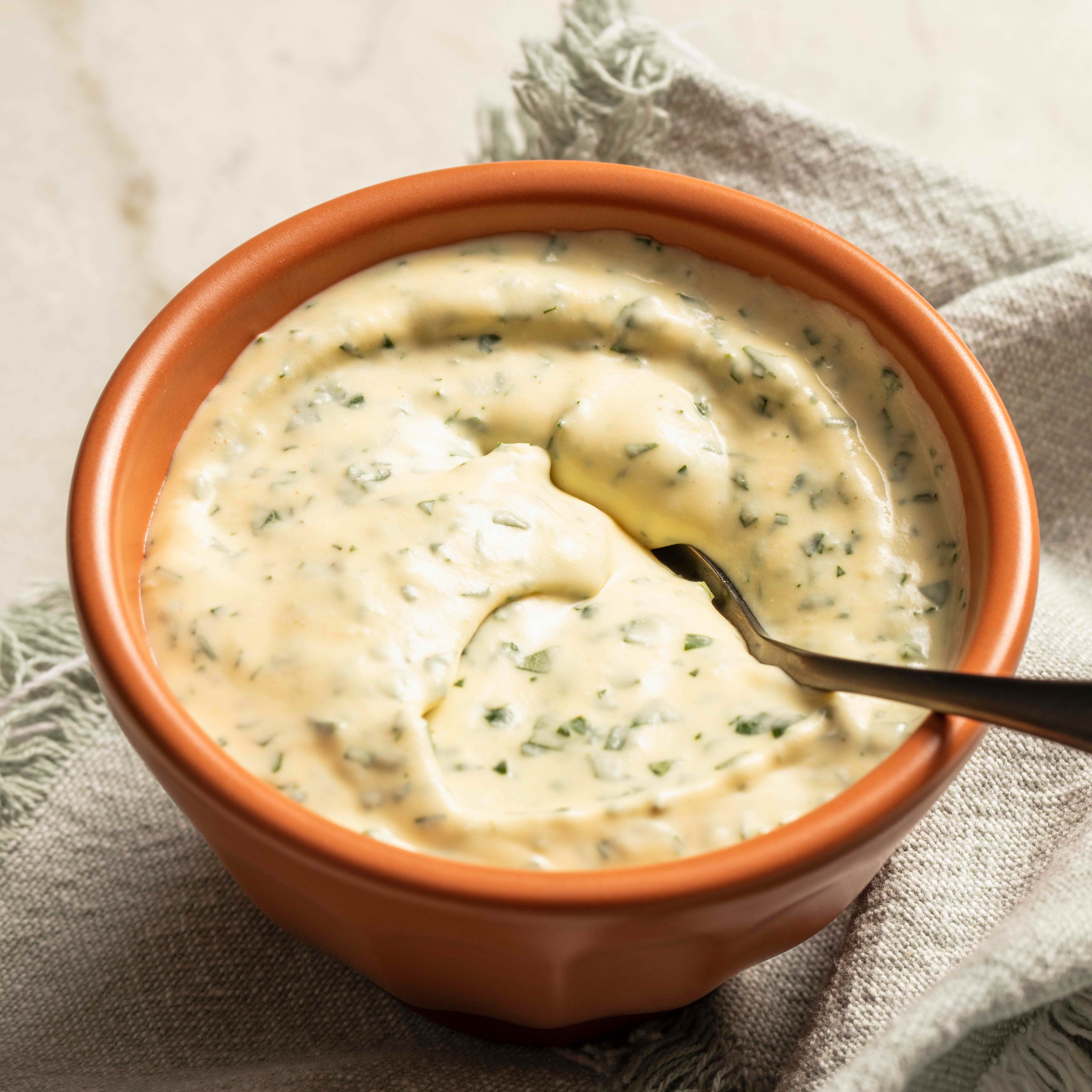 Mustard-Creme Fraiche Sauce for Two