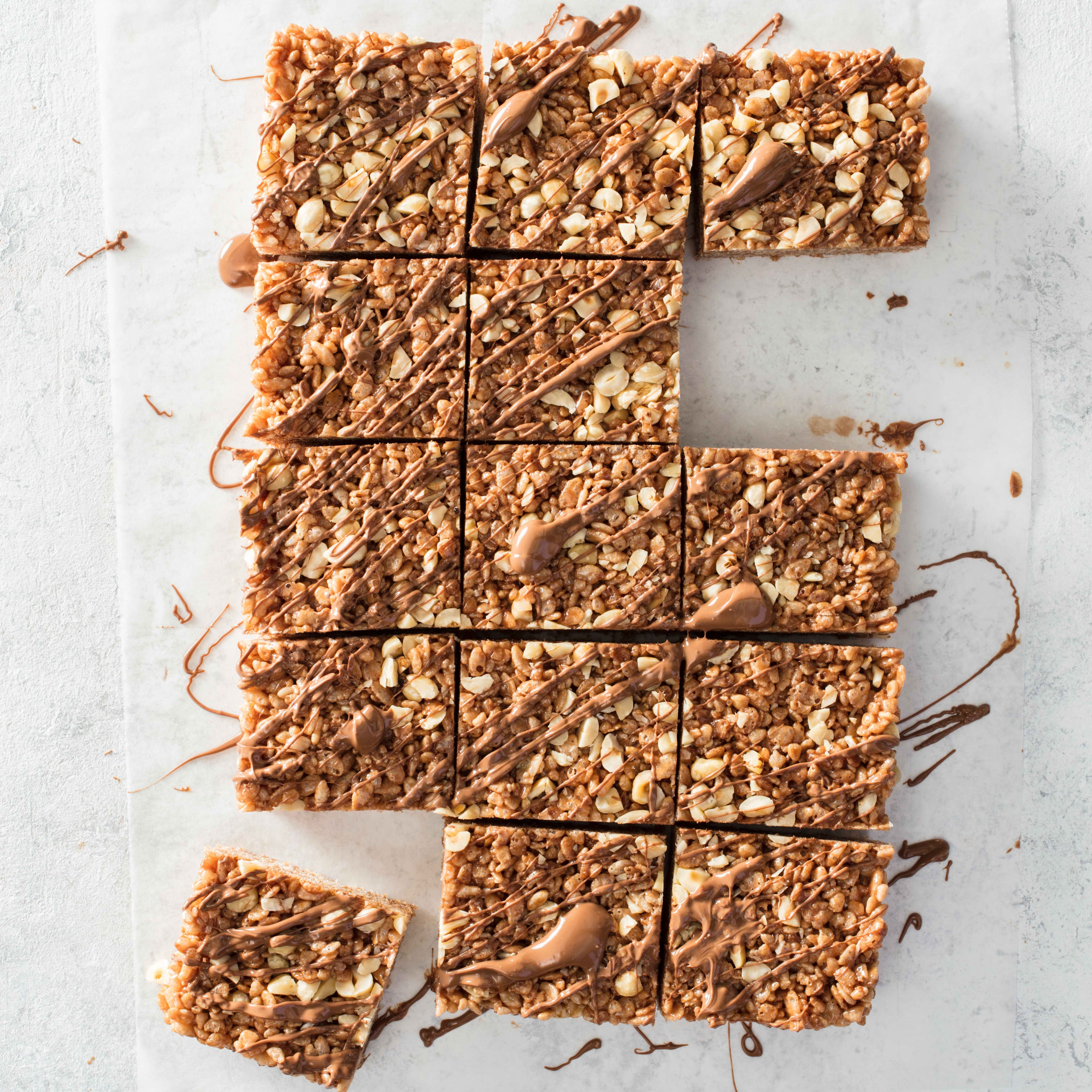 Nutella and Hazelnut Crispy Rice Cereal Treats | America's Test Kitchen