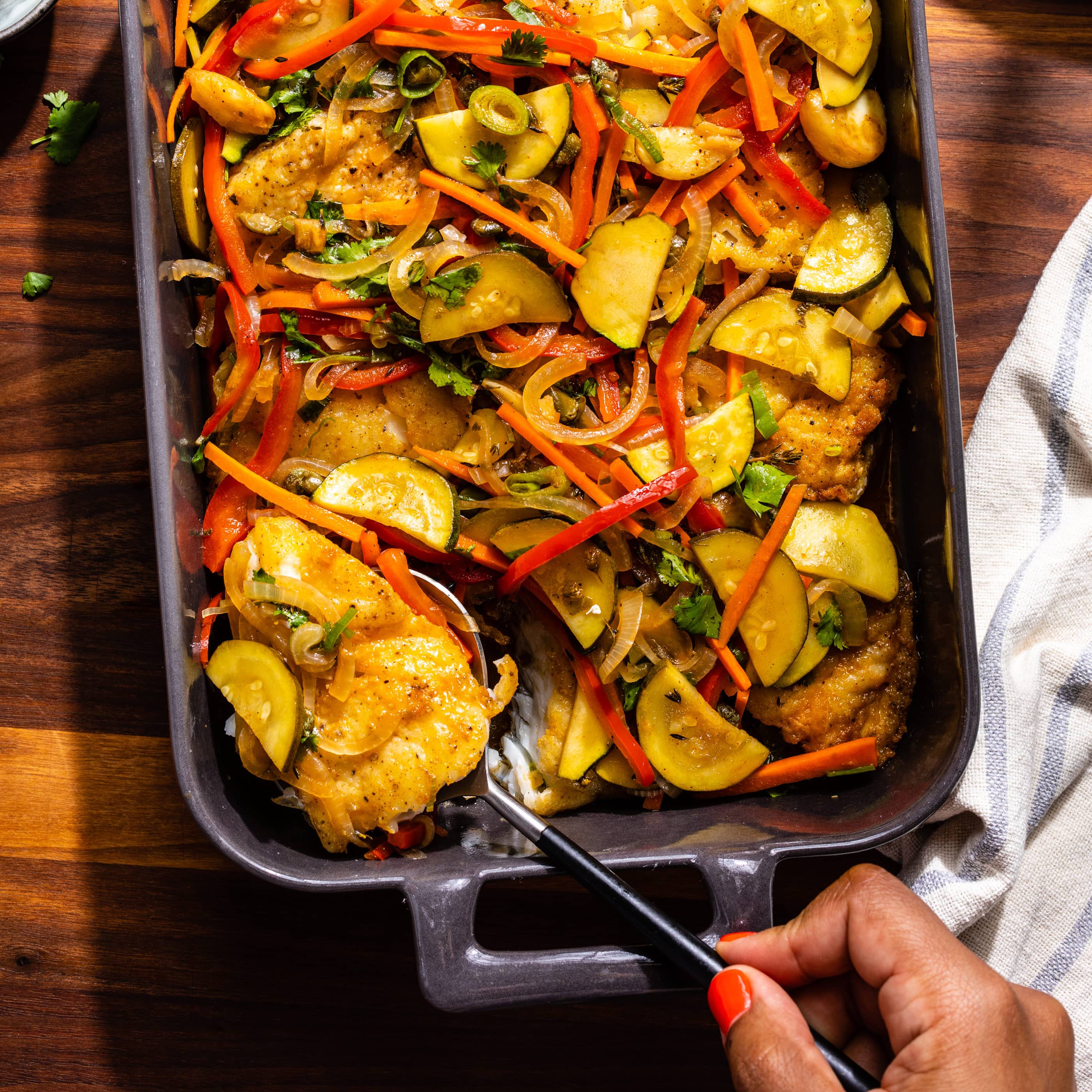 One-Pan Fish and Vegetable Escabeche | America's Test Kitchen