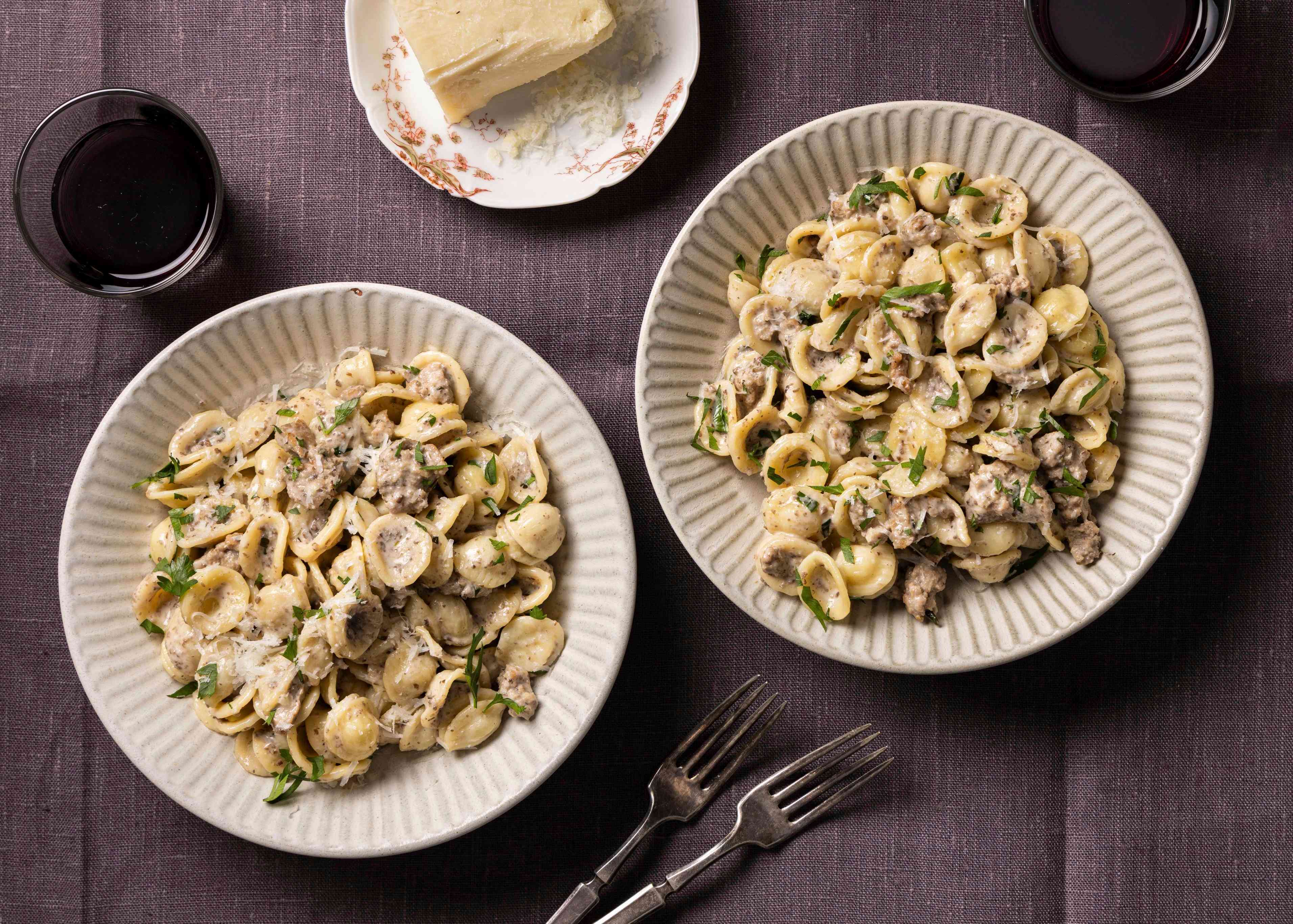 Pasta alla Norcina for Two
