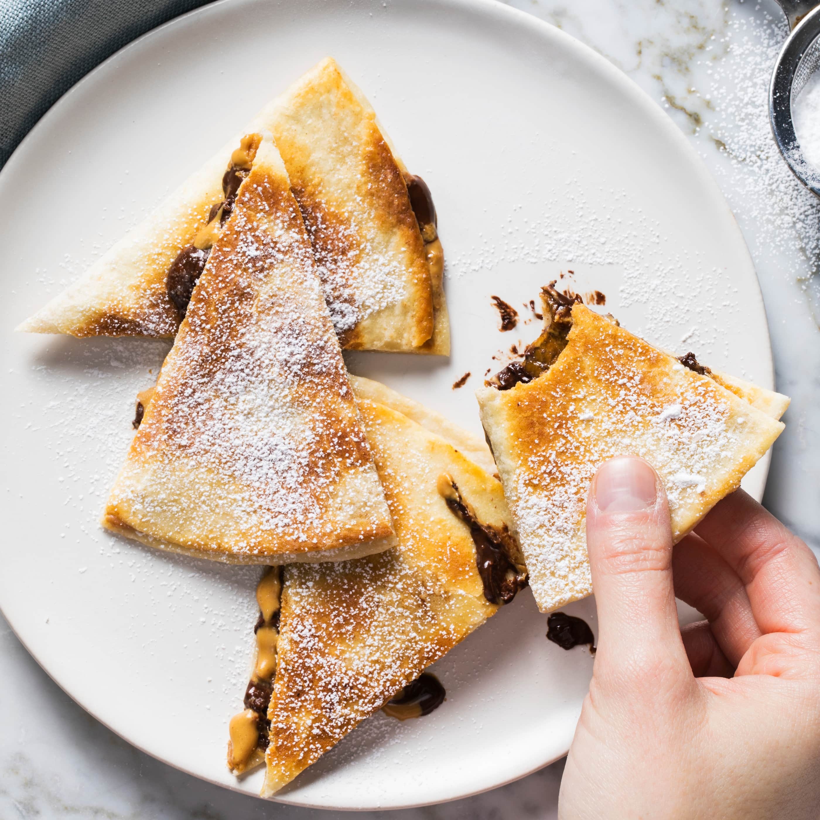 Peanut Butter-Chocolate Quesadilla for One | America's Test Kitchen